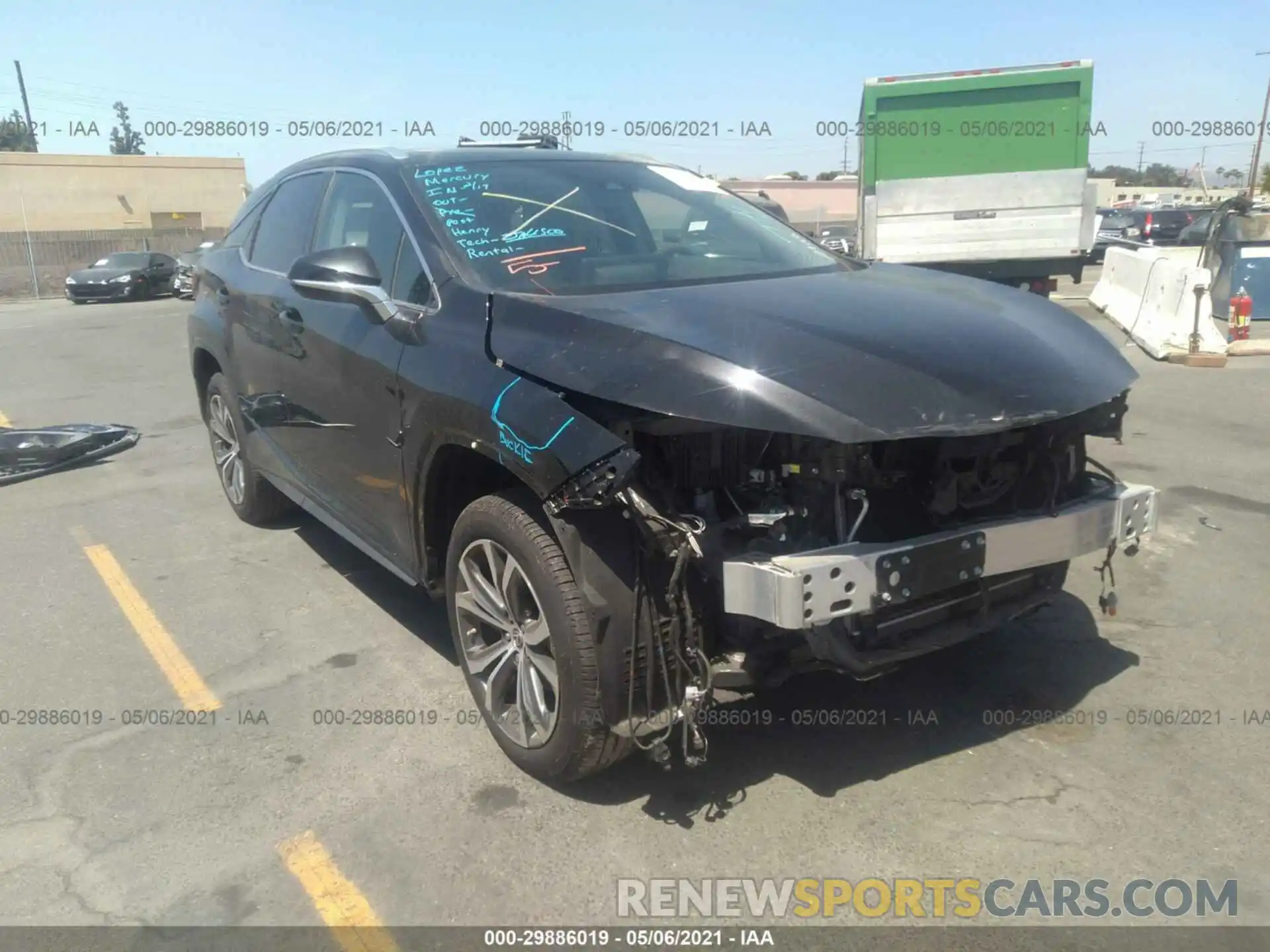 1 Photograph of a damaged car 2T2HZMAA1LC171658 LEXUS RX 2020