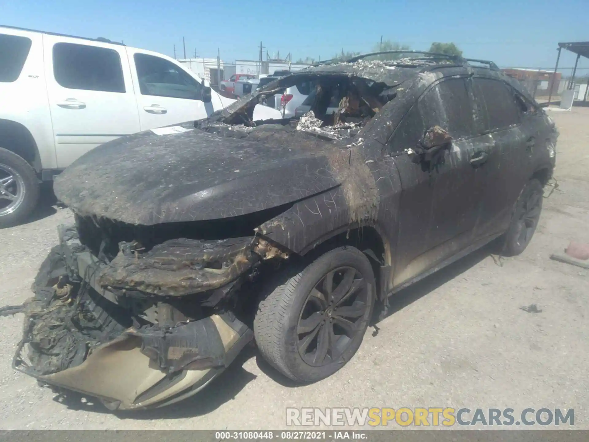 2 Photograph of a damaged car 2T2HZMAA1LC179307 LEXUS RX 2020