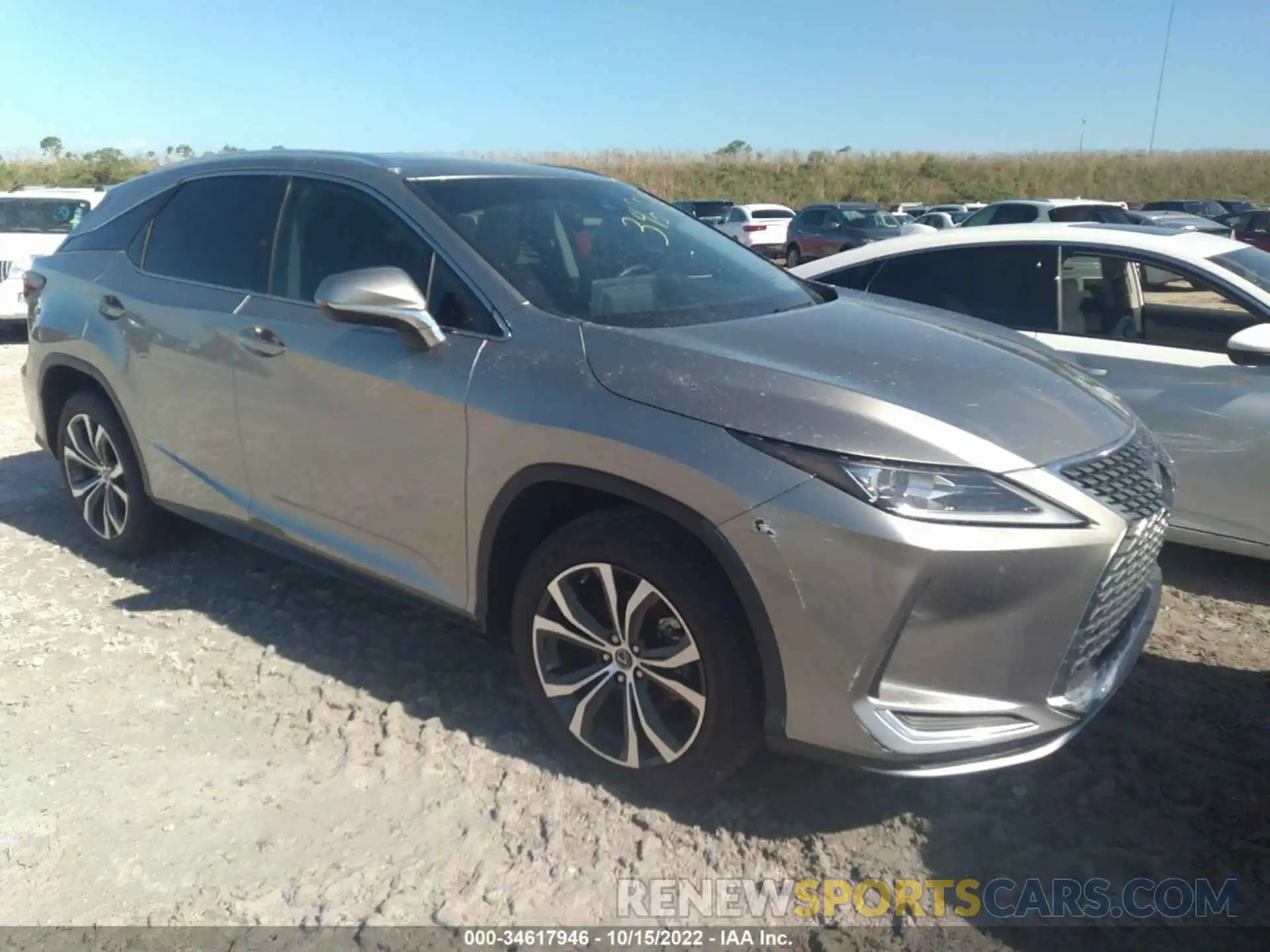 1 Photograph of a damaged car 2T2HZMAA2LC171930 LEXUS RX 2020