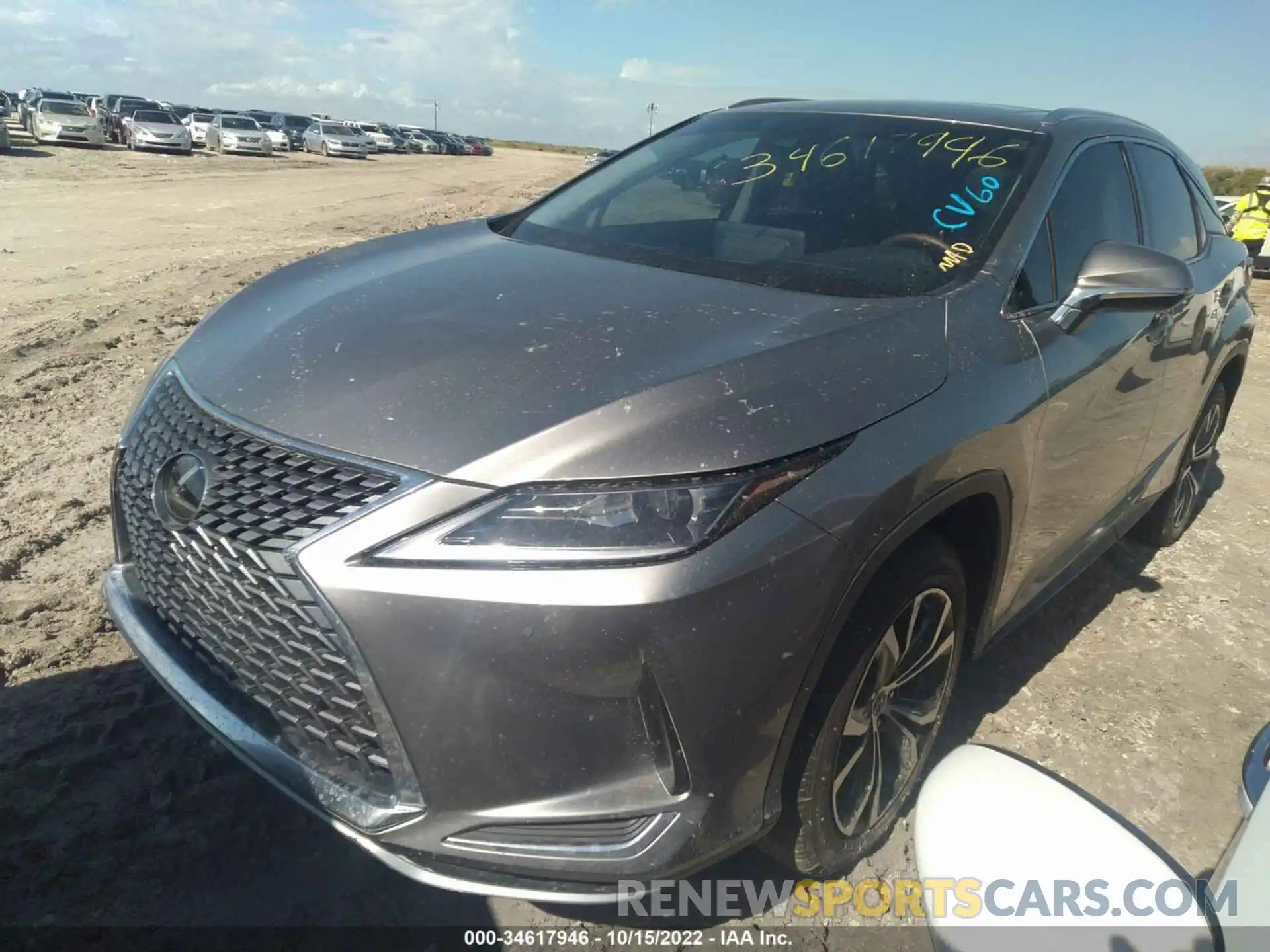 2 Photograph of a damaged car 2T2HZMAA2LC171930 LEXUS RX 2020