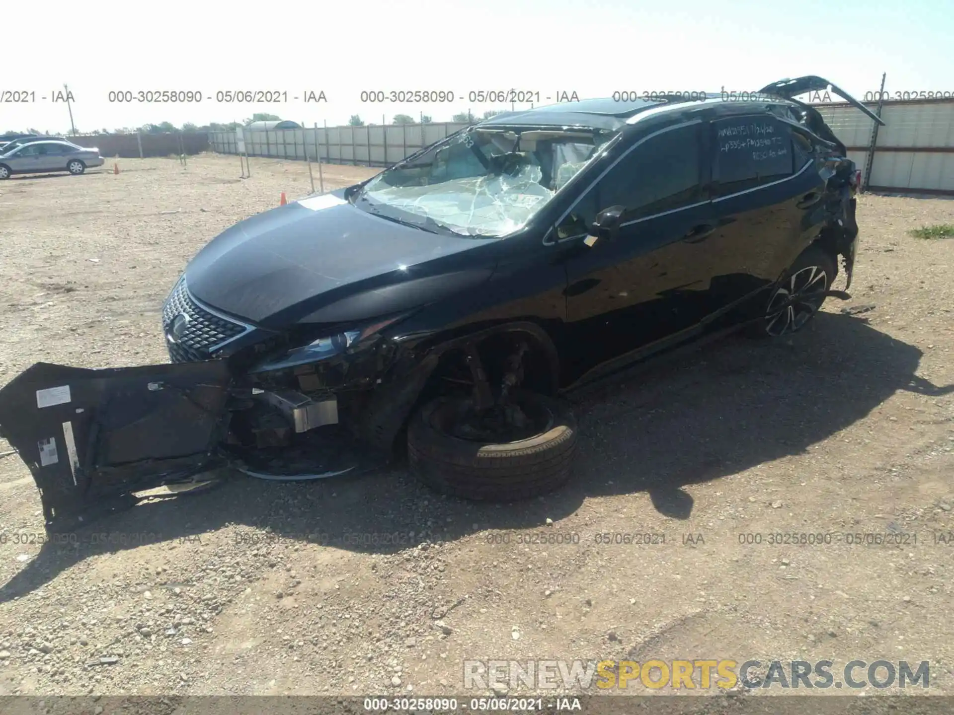 2 Photograph of a damaged car 2T2HZMAA3LC166106 LEXUS RX 2020