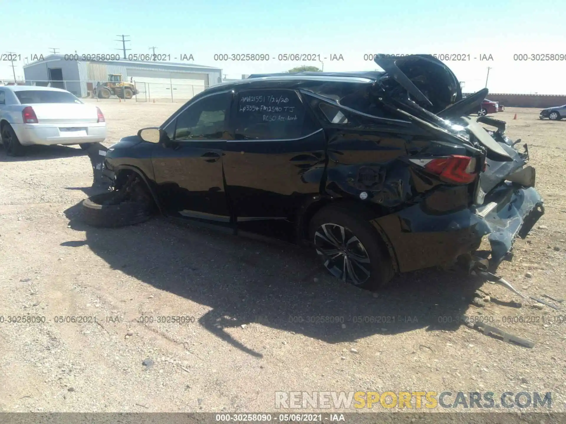 3 Photograph of a damaged car 2T2HZMAA3LC166106 LEXUS RX 2020