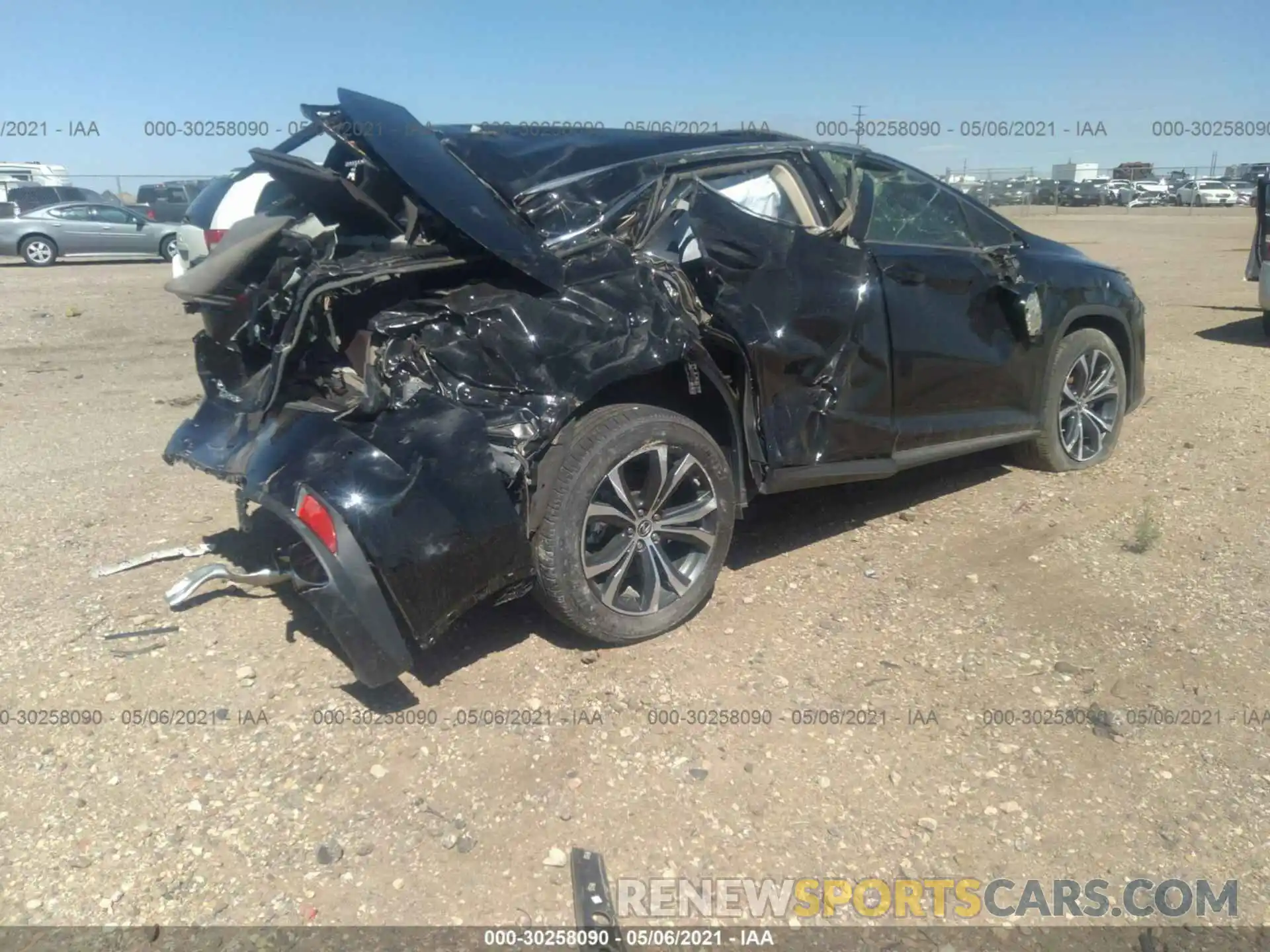 4 Photograph of a damaged car 2T2HZMAA3LC166106 LEXUS RX 2020