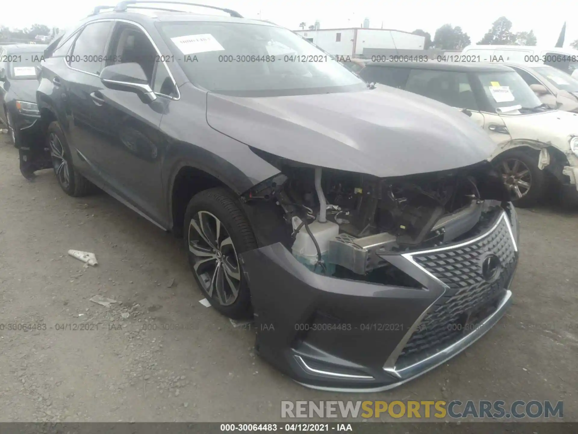 1 Photograph of a damaged car 2T2HZMAA3LC167238 LEXUS RX 2020