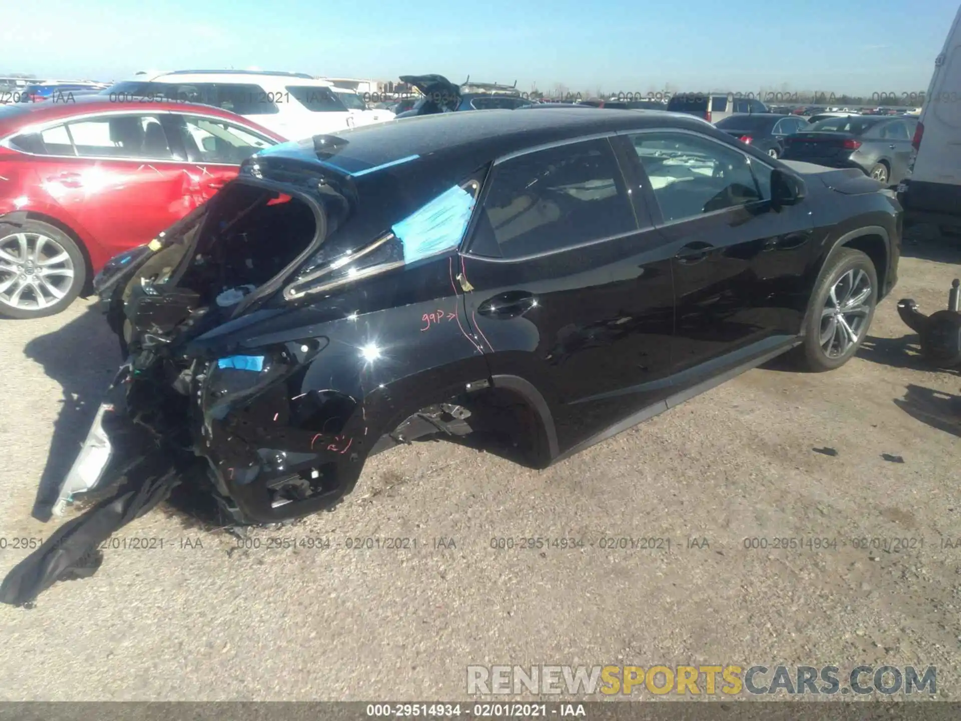 4 Photograph of a damaged car 2T2HZMAA3LC176067 LEXUS RX 2020