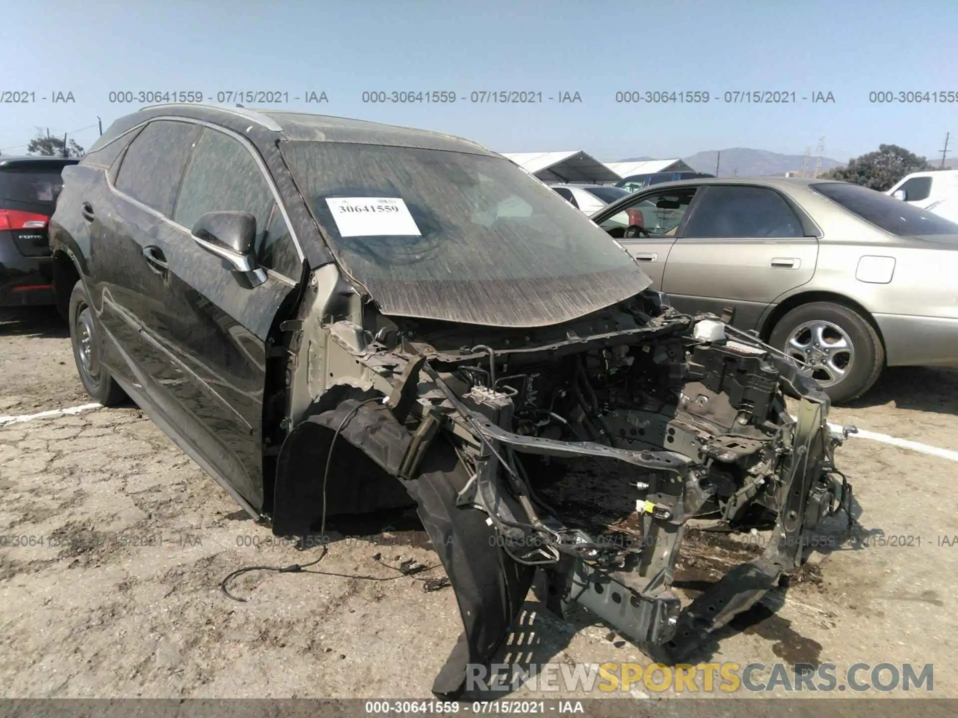 1 Photograph of a damaged car 2T2HZMAA4LC162114 LEXUS RX 2020