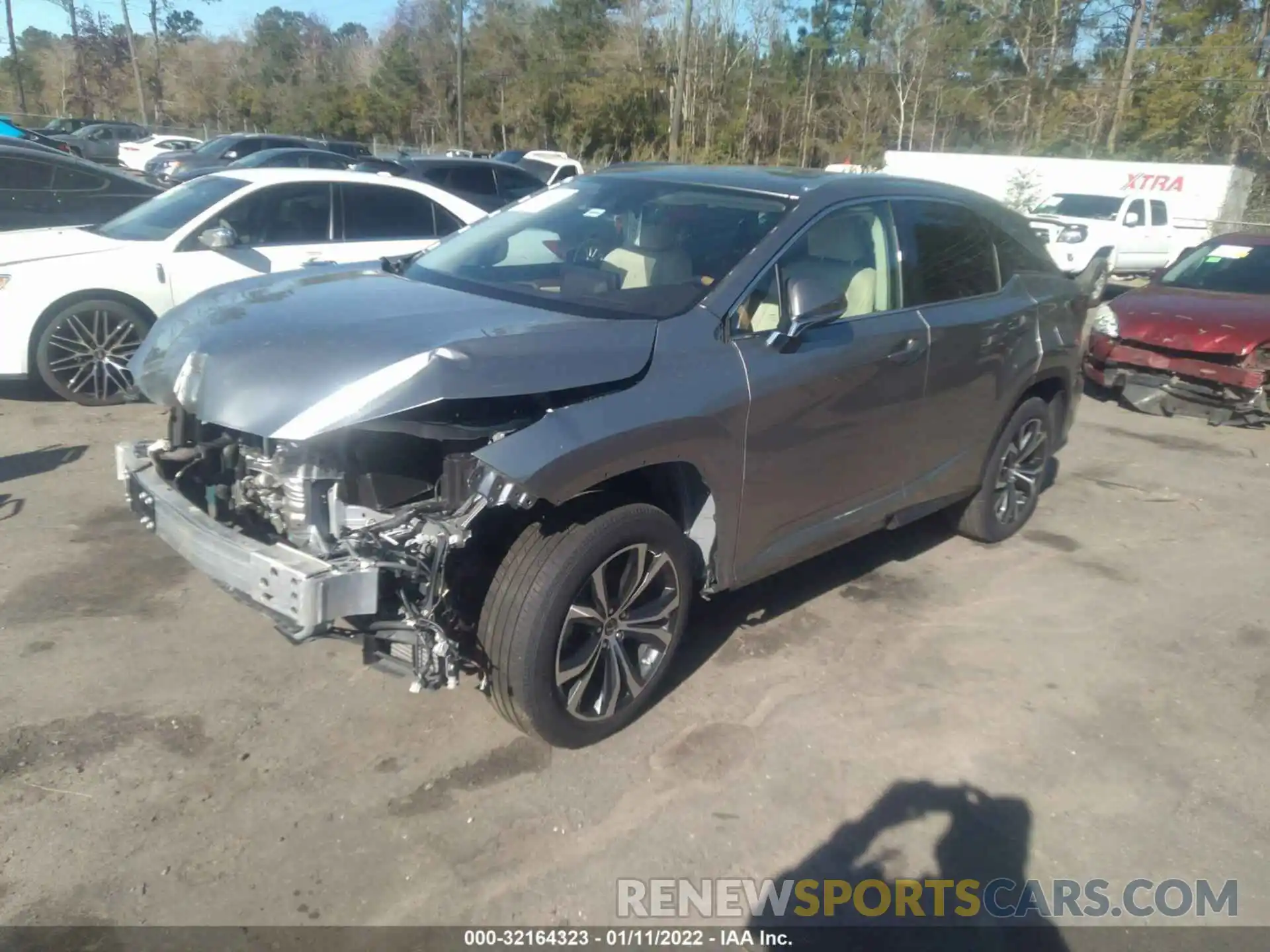 2 Photograph of a damaged car 2T2HZMAA4LC164123 LEXUS RX 2020