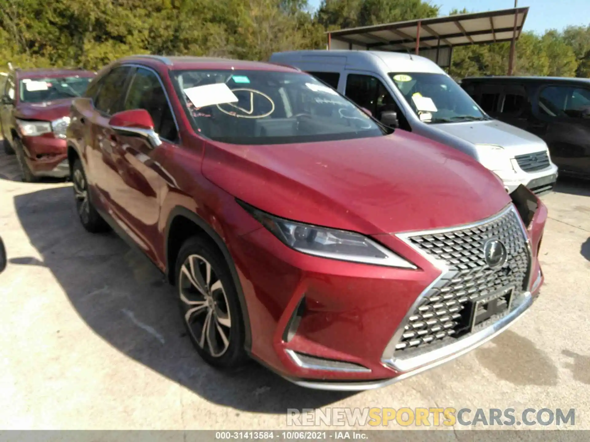 1 Photograph of a damaged car 2T2HZMAA5LC172702 LEXUS RX 2020