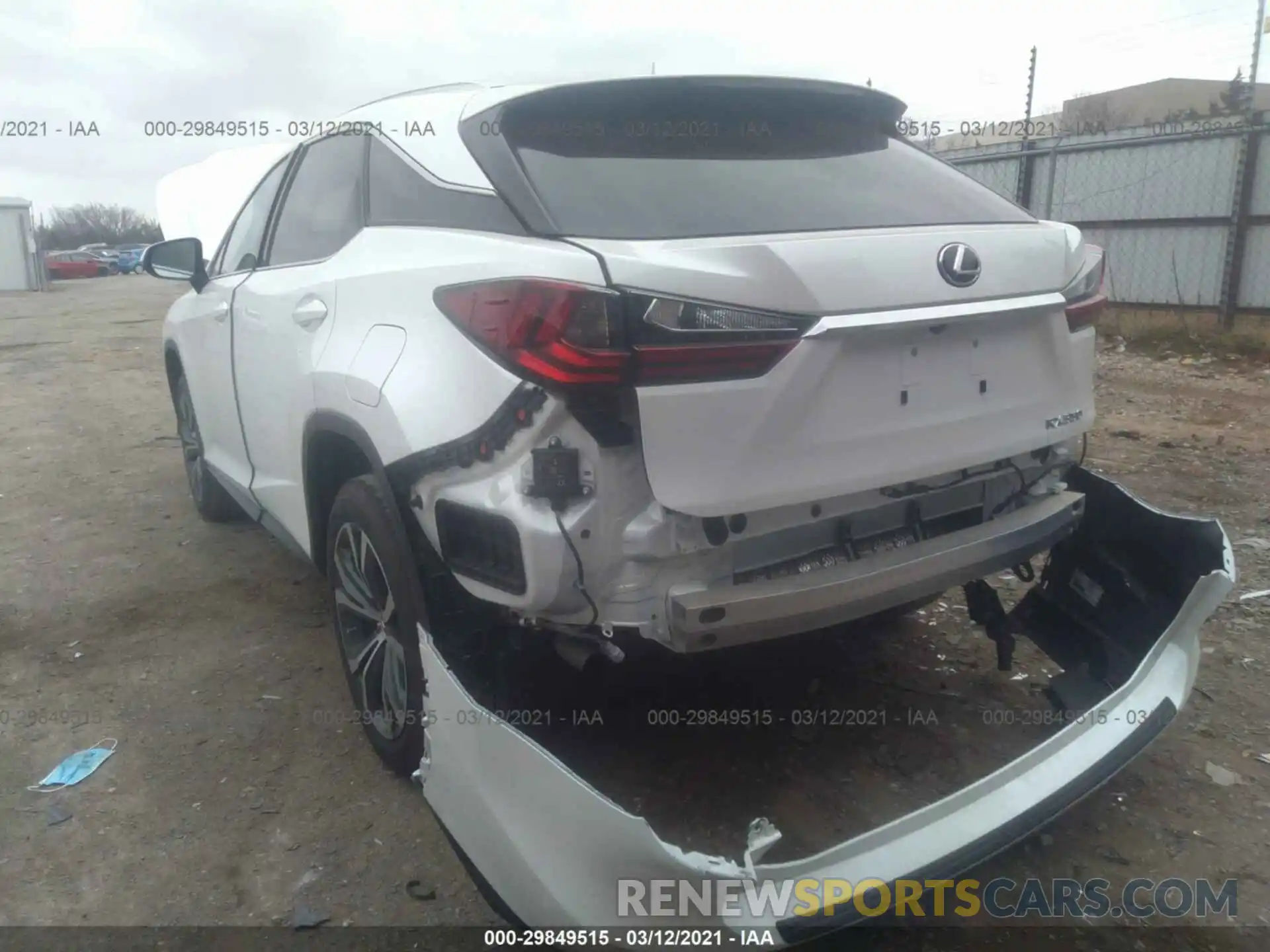 3 Photograph of a damaged car 2T2HZMAA6LC155679 LEXUS RX 2020