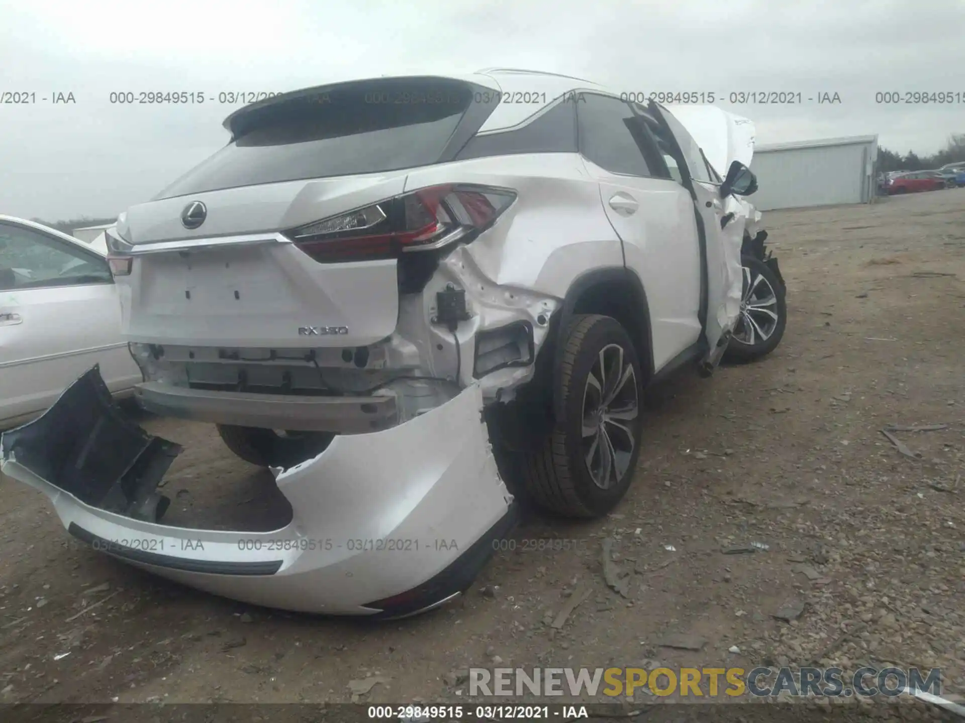 4 Photograph of a damaged car 2T2HZMAA6LC155679 LEXUS RX 2020