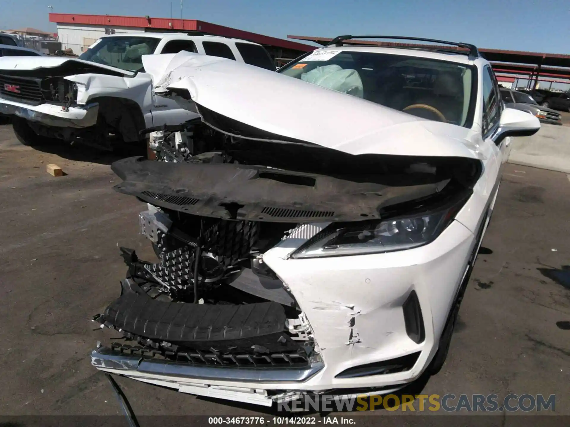 6 Photograph of a damaged car 2T2HZMAA6LC157724 LEXUS RX 2020