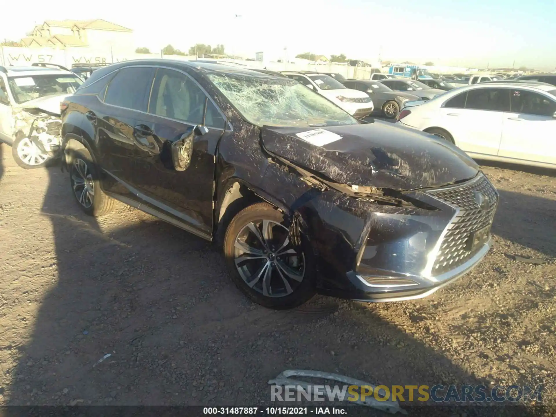 1 Photograph of a damaged car 2T2HZMAA6LC158291 LEXUS RX 2020