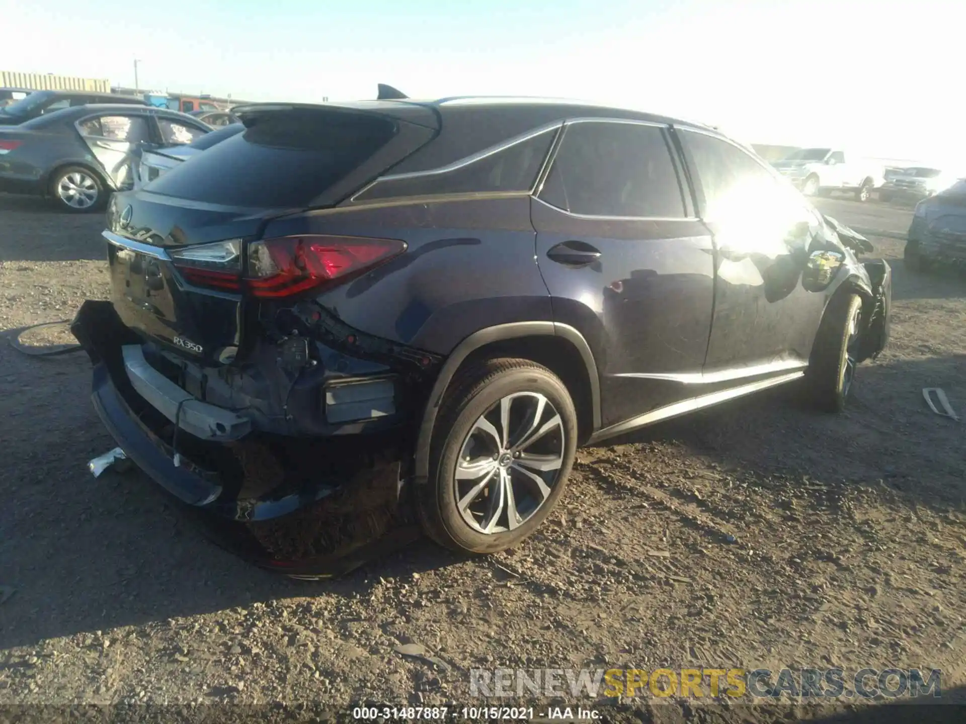 4 Photograph of a damaged car 2T2HZMAA6LC158291 LEXUS RX 2020