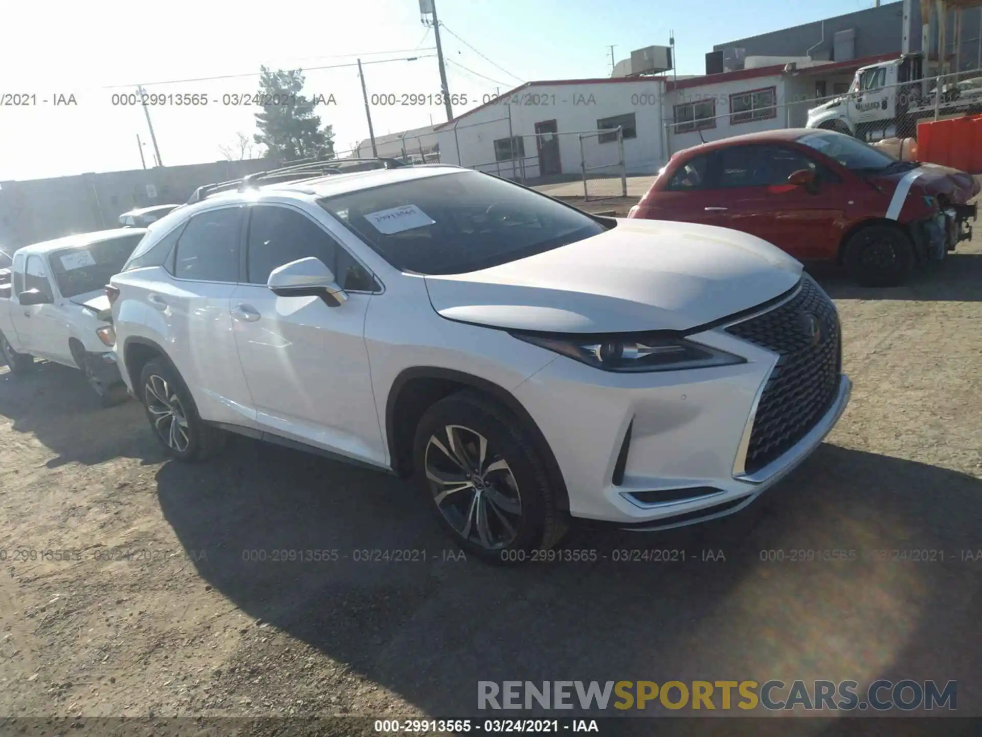 1 Photograph of a damaged car 2T2HZMAA6LC163507 LEXUS RX 2020