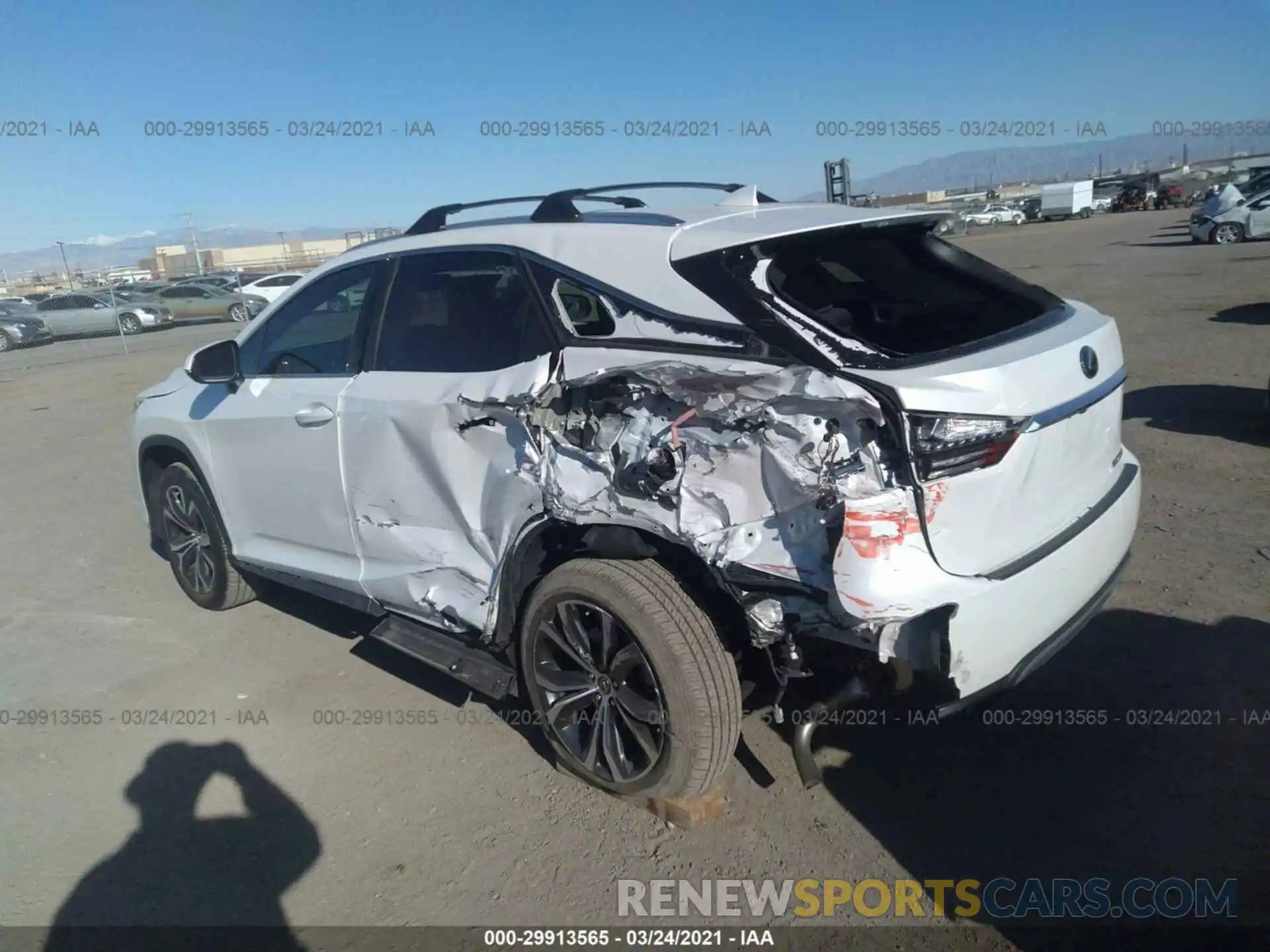 3 Photograph of a damaged car 2T2HZMAA6LC163507 LEXUS RX 2020