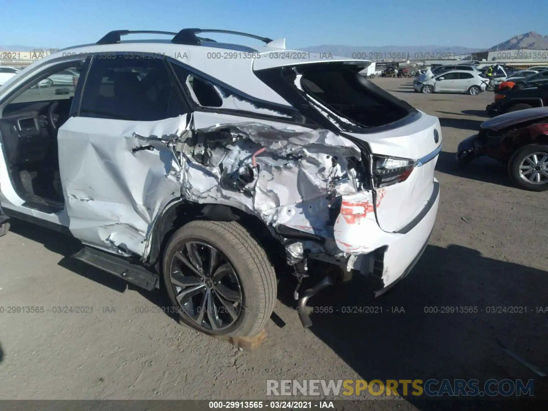 6 Photograph of a damaged car 2T2HZMAA6LC163507 LEXUS RX 2020