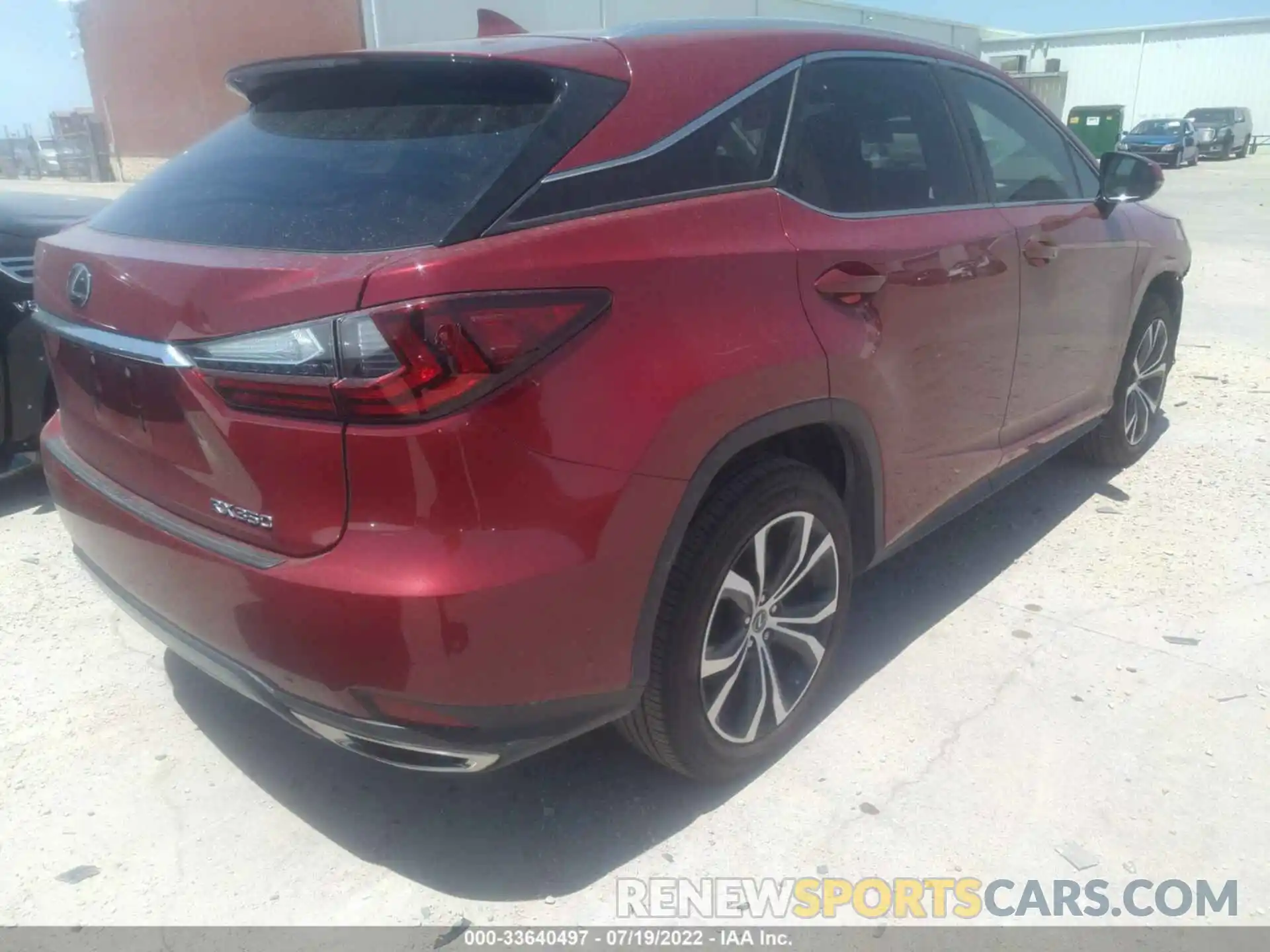 4 Photograph of a damaged car 2T2HZMAA7LC152922 LEXUS RX 2020