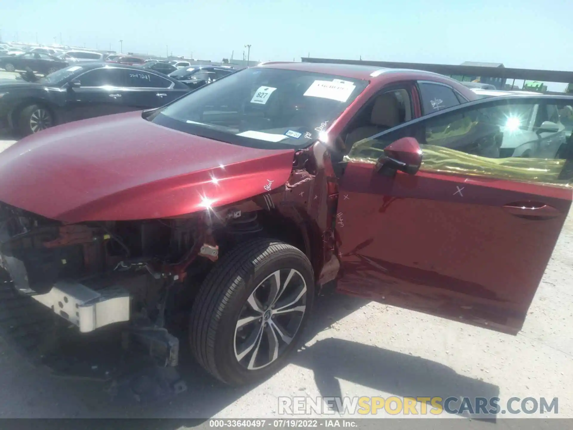 6 Photograph of a damaged car 2T2HZMAA7LC152922 LEXUS RX 2020