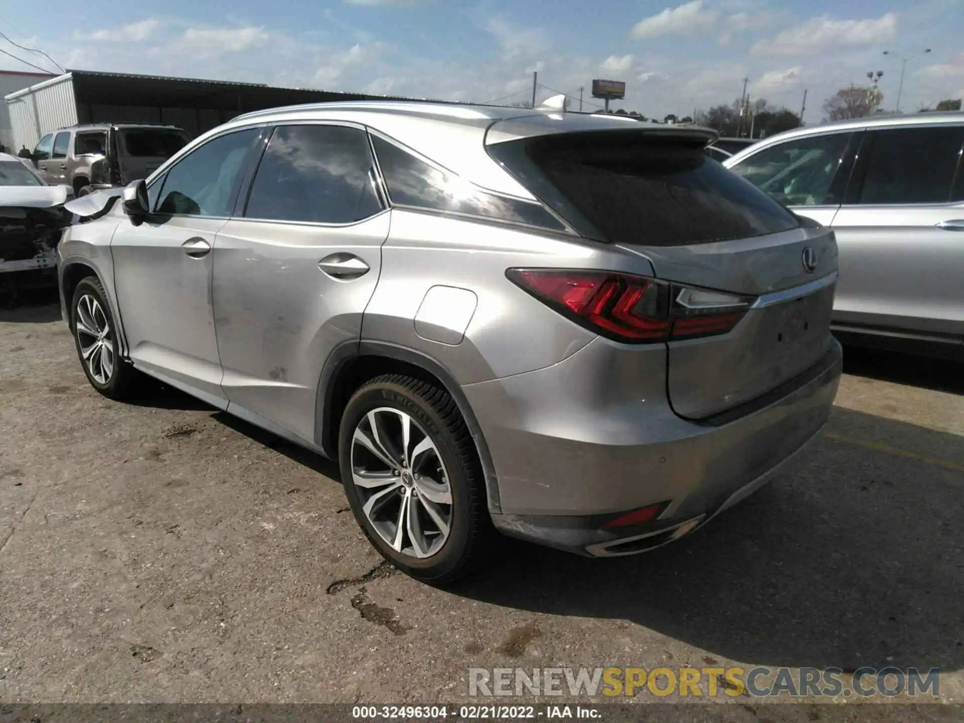 3 Photograph of a damaged car 2T2HZMAA7LC158123 LEXUS RX 2020