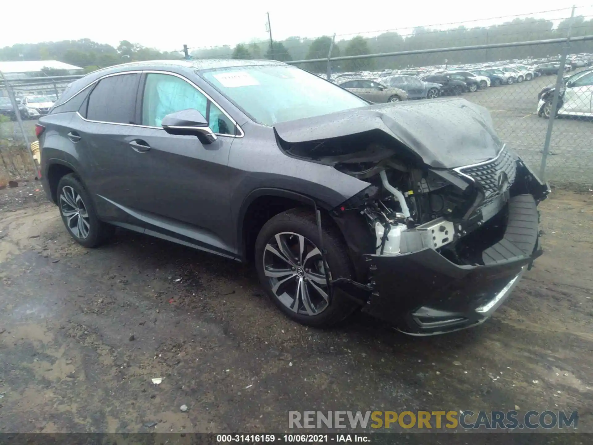 1 Photograph of a damaged car 2T2HZMAA7LC159353 LEXUS RX 2020