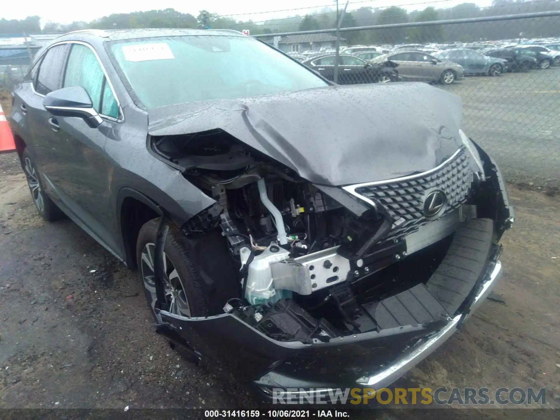 6 Photograph of a damaged car 2T2HZMAA7LC159353 LEXUS RX 2020