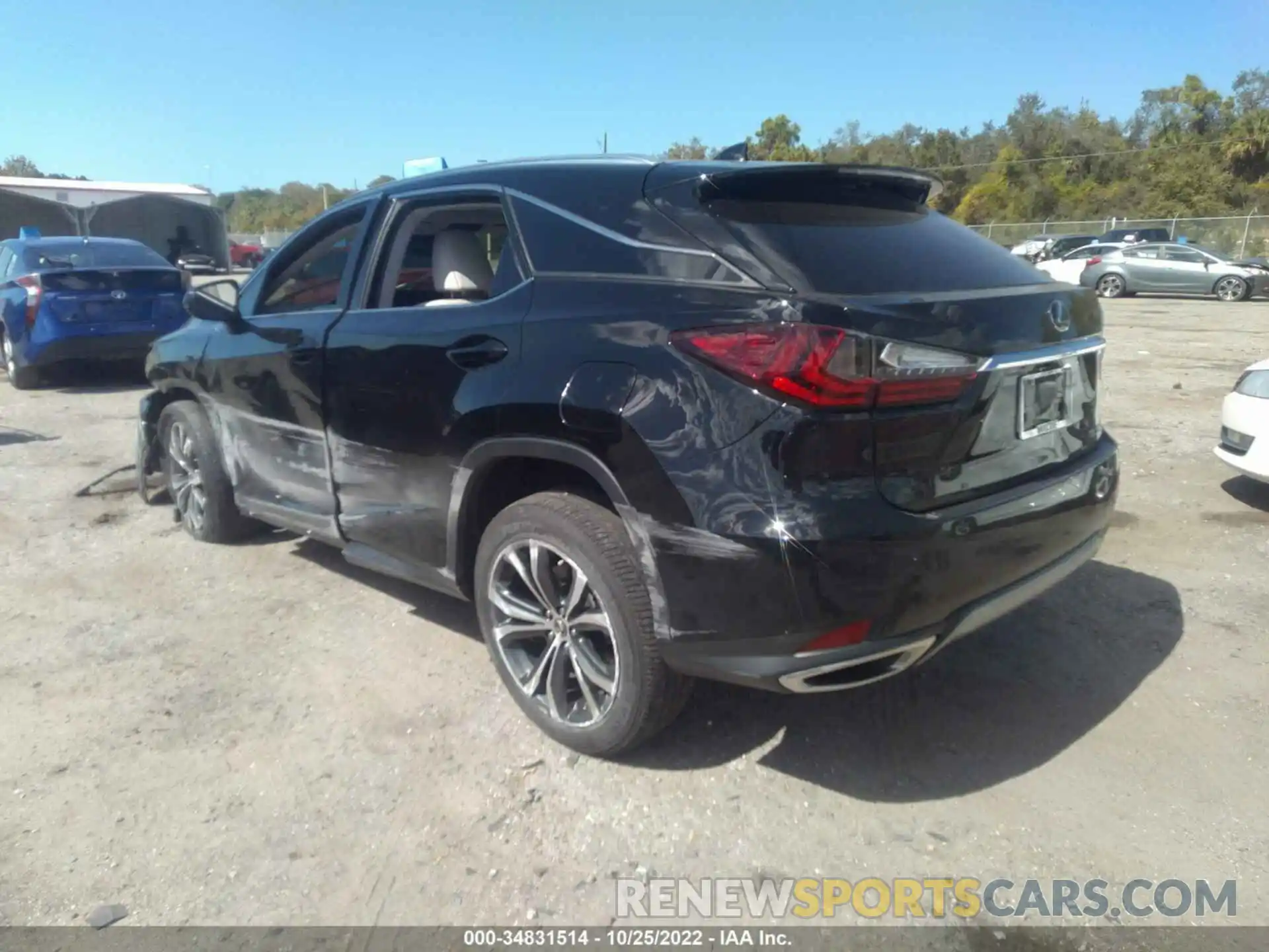 3 Photograph of a damaged car 2T2HZMAA7LC161961 LEXUS RX 2020