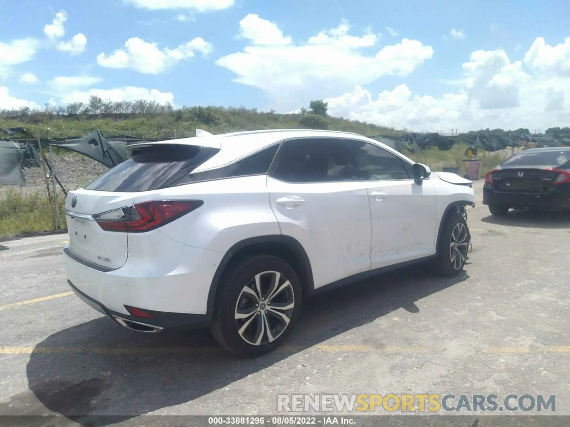 4 Photograph of a damaged car 2T2HZMAA7LC171843 LEXUS RX 2020