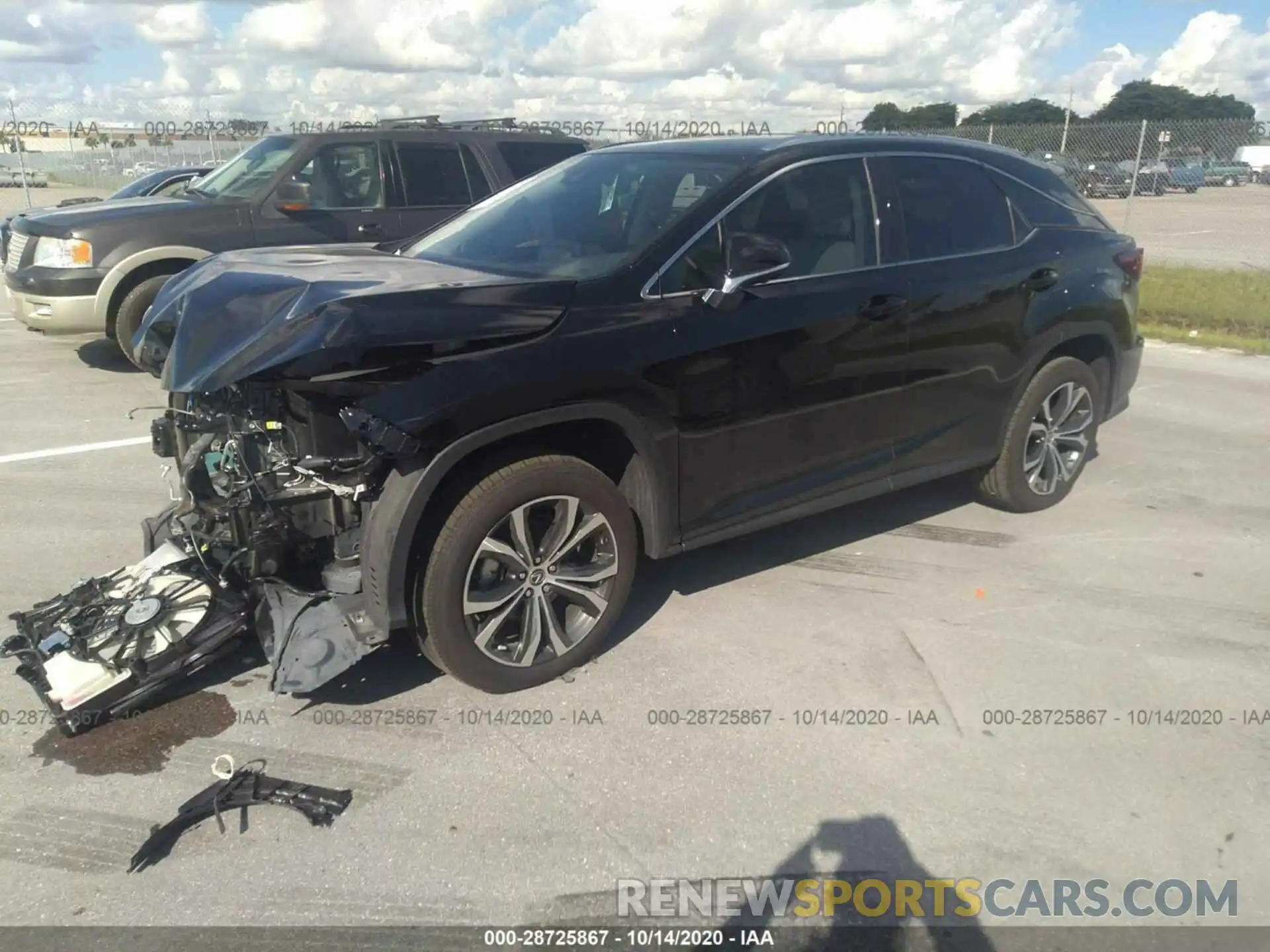 2 Photograph of a damaged car 2T2HZMAA7LC173253 LEXUS RX 2020