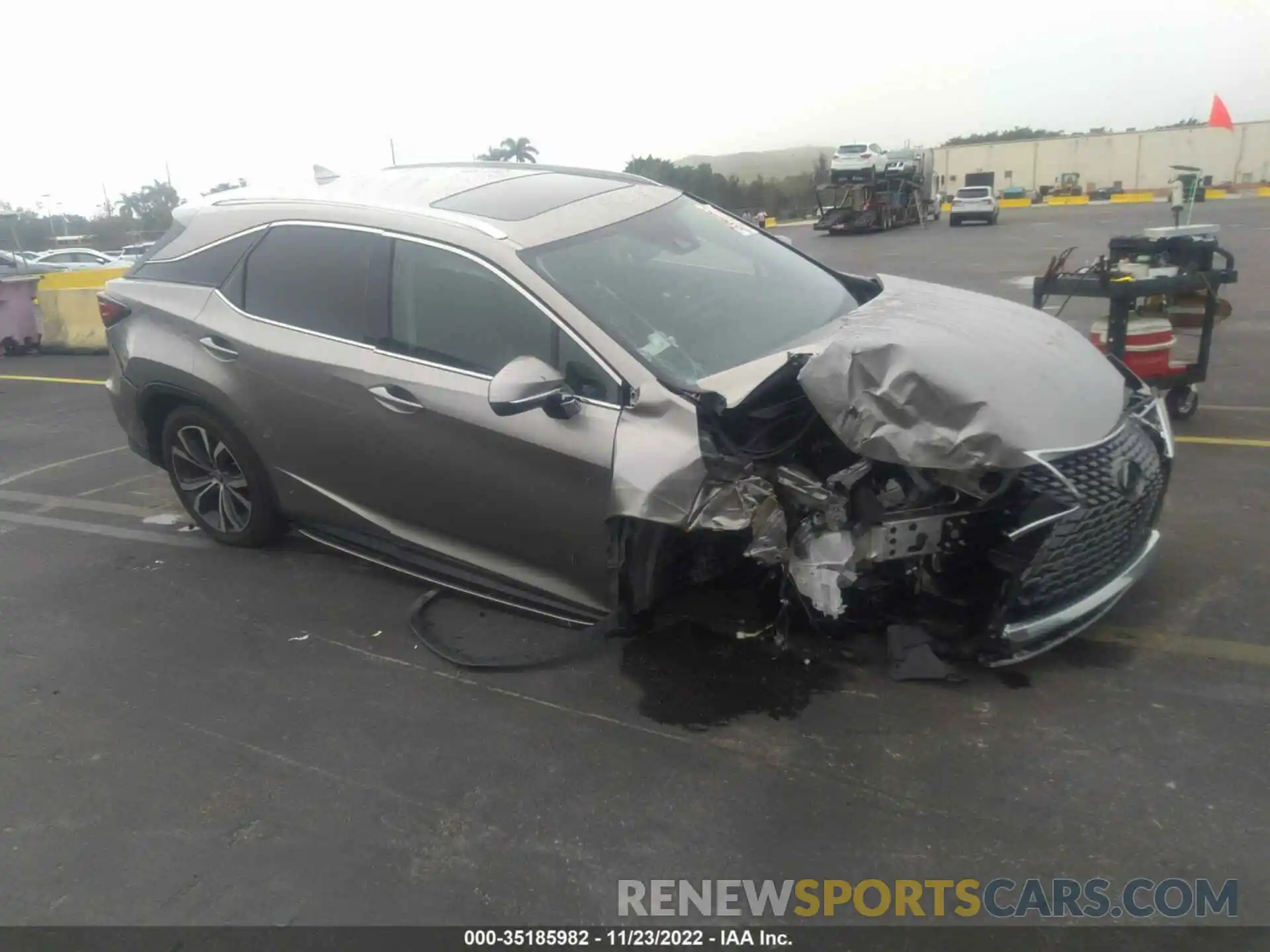 1 Photograph of a damaged car 2T2HZMAA7LC182258 LEXUS RX 2020