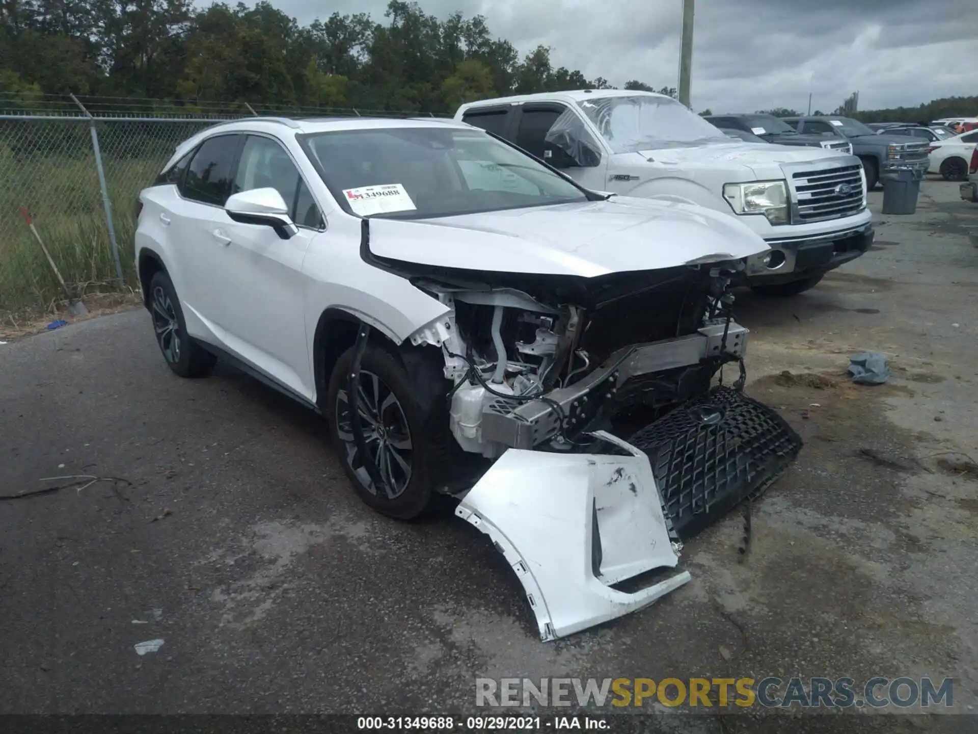 1 Photograph of a damaged car 2T2HZMAA8LC170815 LEXUS RX 2020