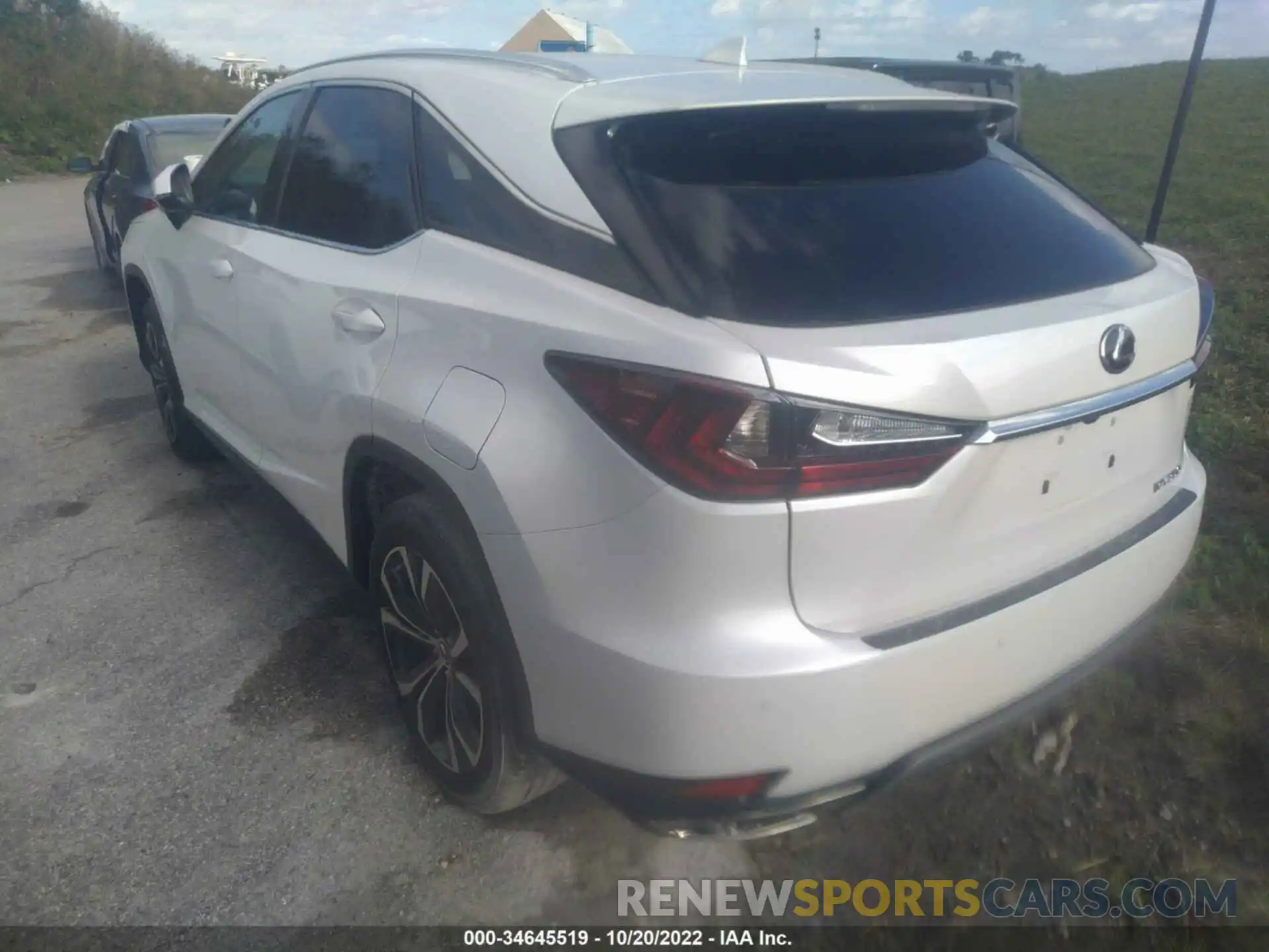 3 Photograph of a damaged car 2T2HZMAA8LC177487 LEXUS RX 2020