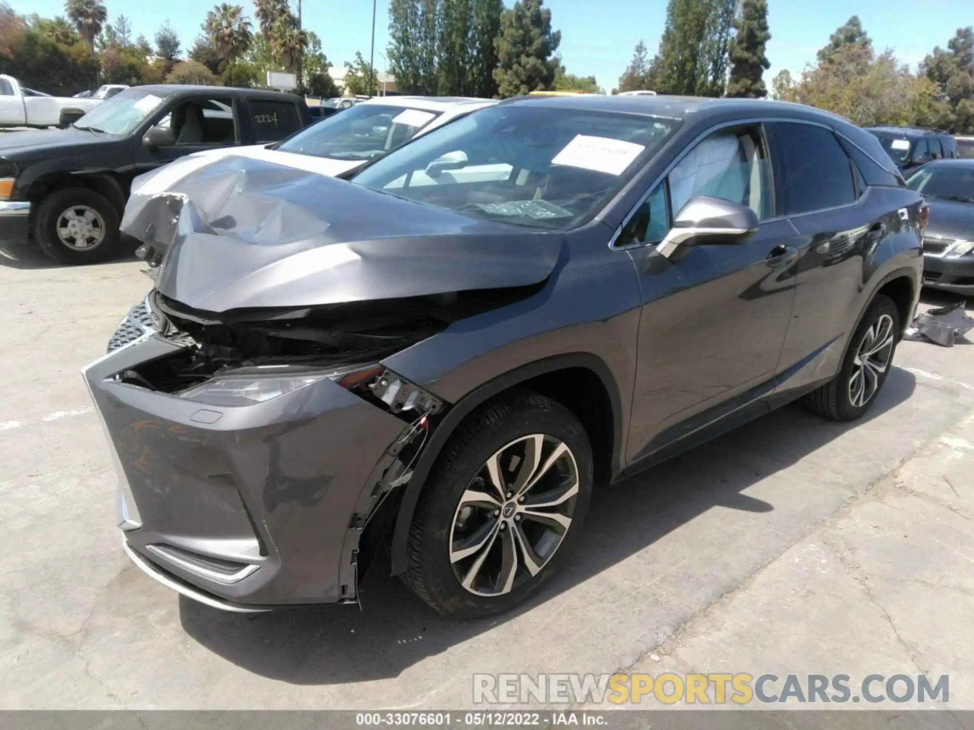 2 Photograph of a damaged car 2T2HZMDA0LC230825 LEXUS RX 2020