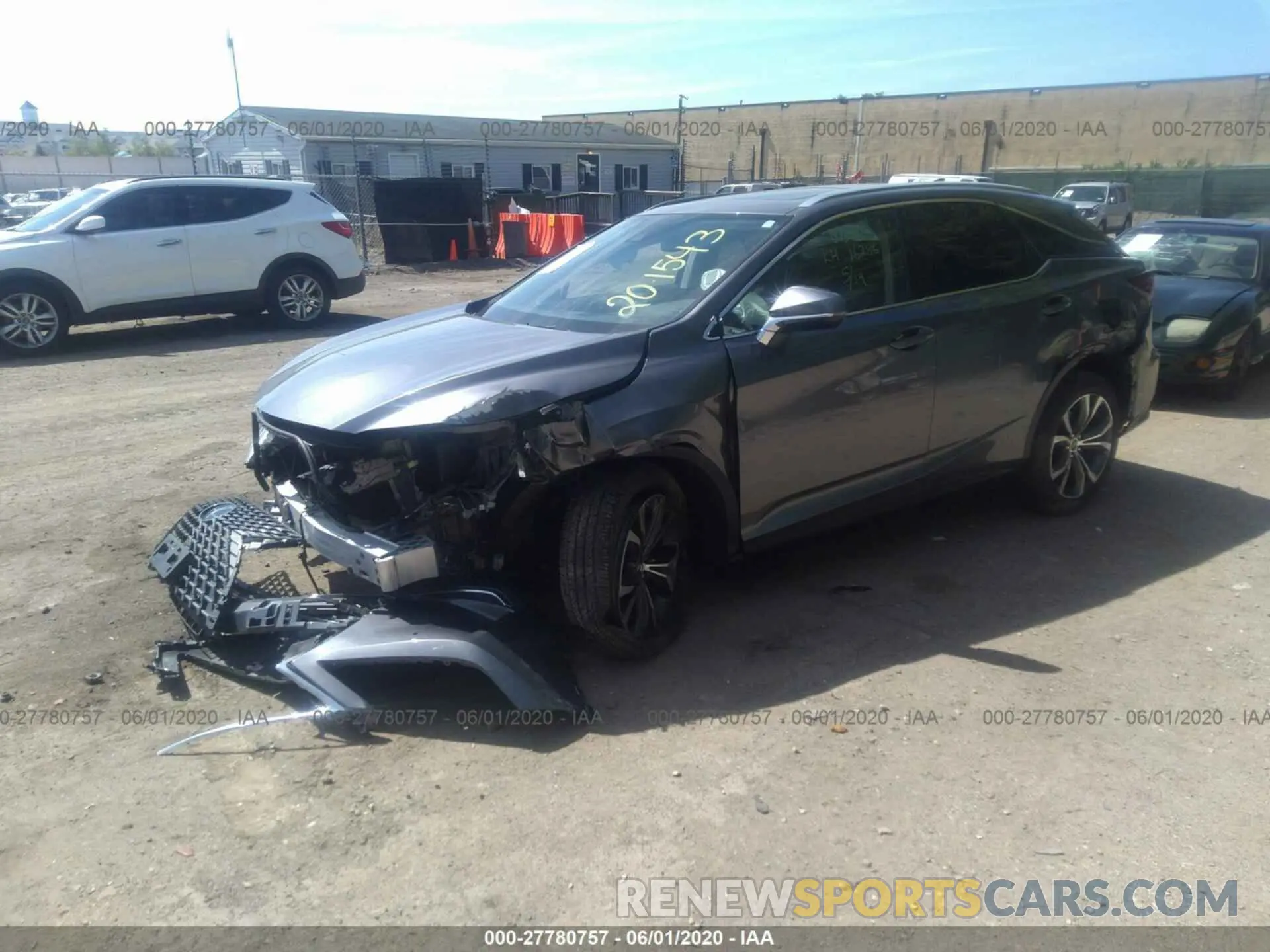 2 Photograph of a damaged car 2T2HZMDA1LC218442 LEXUS RX 2020