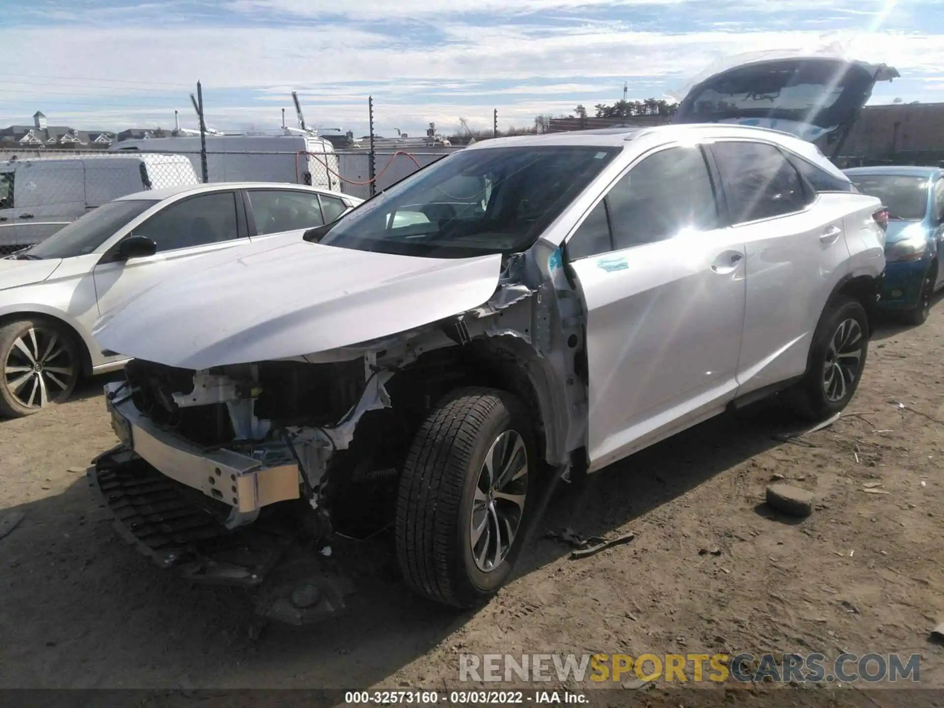 2 Photograph of a damaged car 2T2HZMDA1LC218537 LEXUS RX 2020