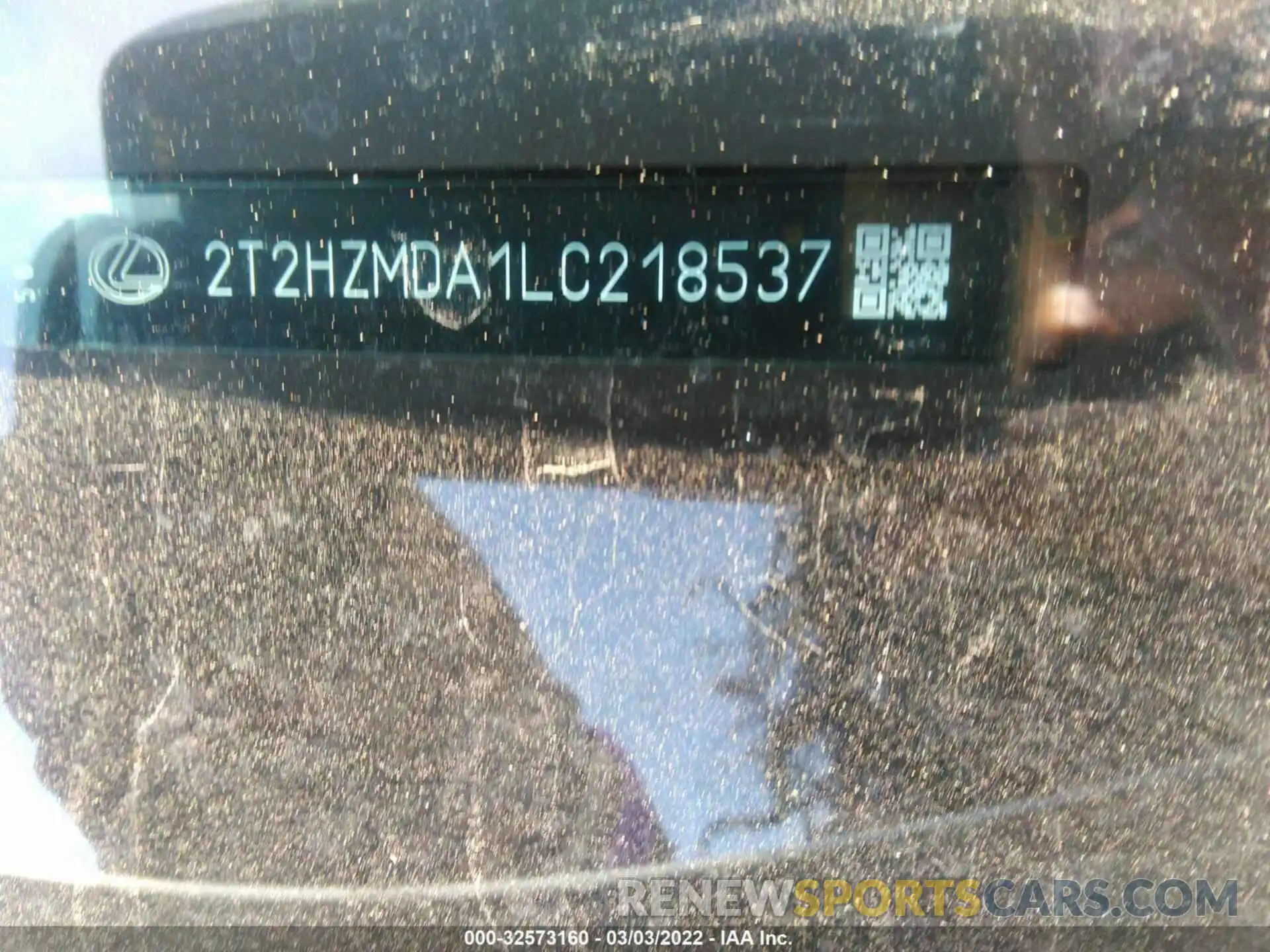 9 Photograph of a damaged car 2T2HZMDA1LC218537 LEXUS RX 2020