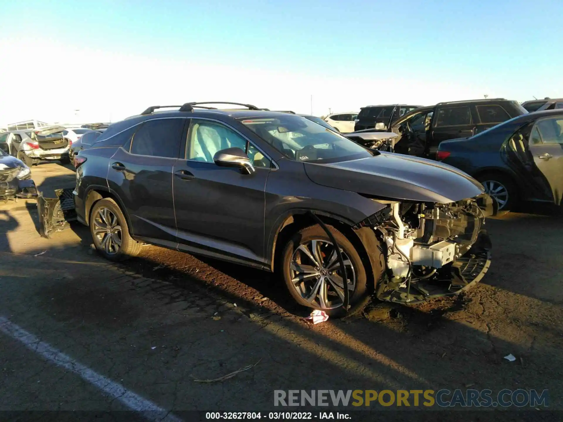 1 Photograph of a damaged car 2T2HZMDA2LC233628 LEXUS RX 2020