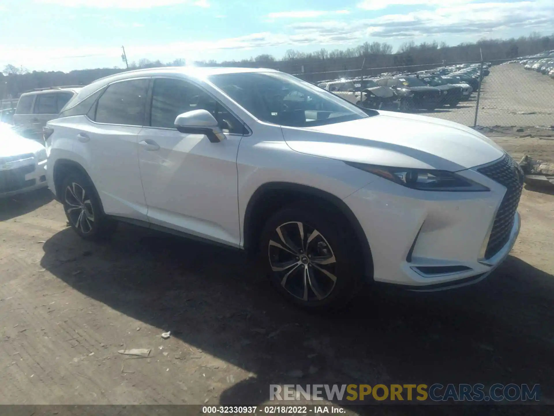 1 Photograph of a damaged car 2T2HZMDA2LC237260 LEXUS RX 2020