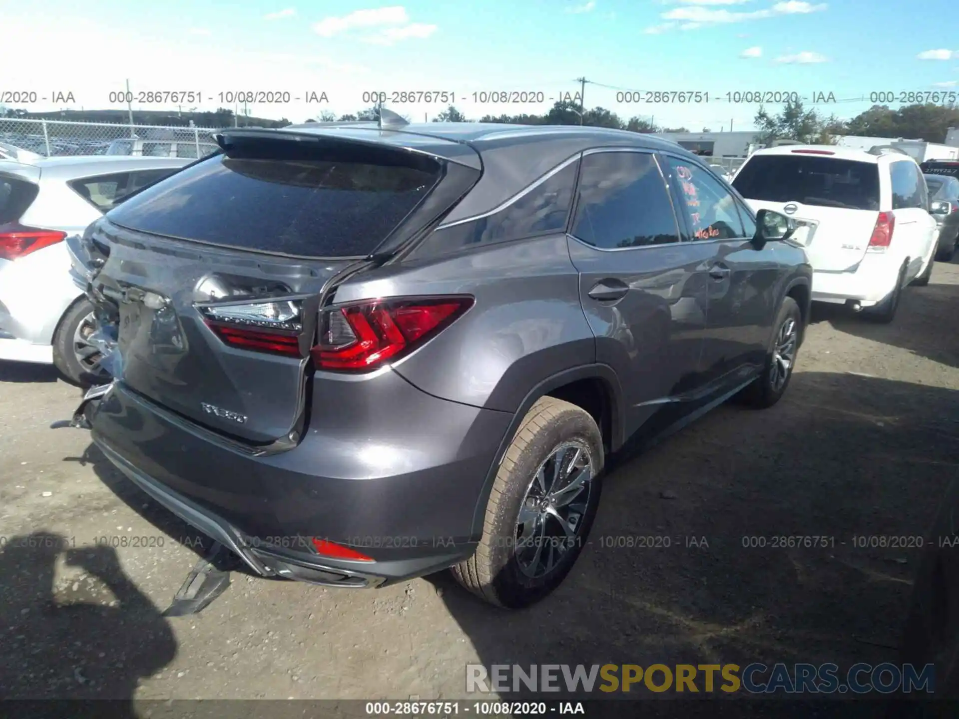 4 Photograph of a damaged car 2T2HZMDA2LC241146 LEXUS RX 2020