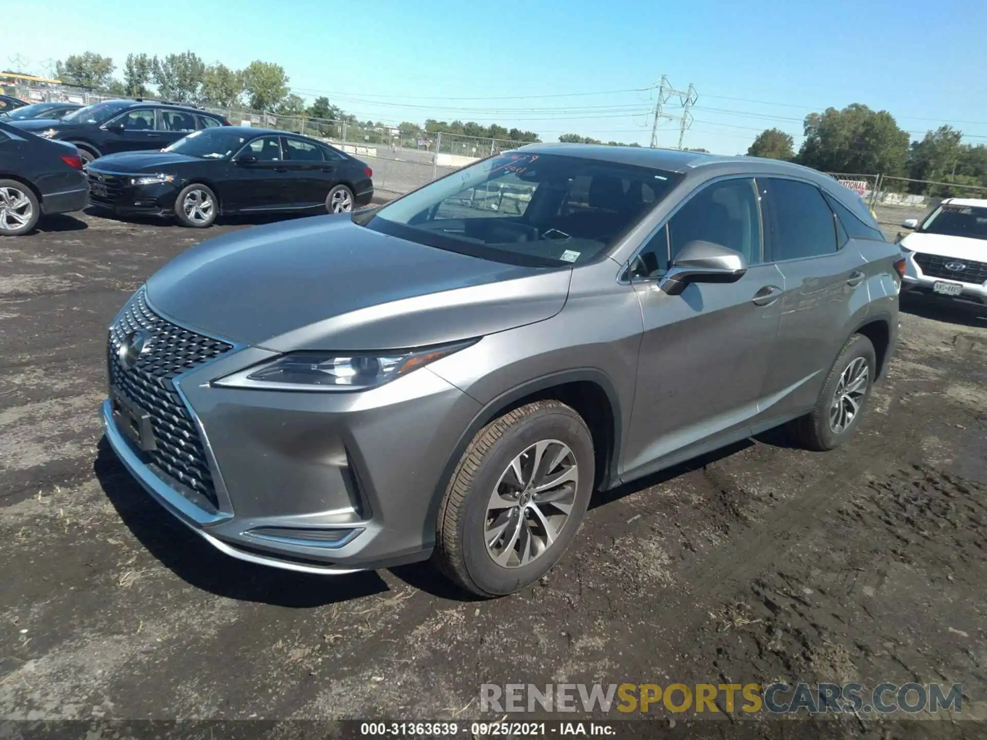 2 Photograph of a damaged car 2T2HZMDA4LC237373 LEXUS RX 2020