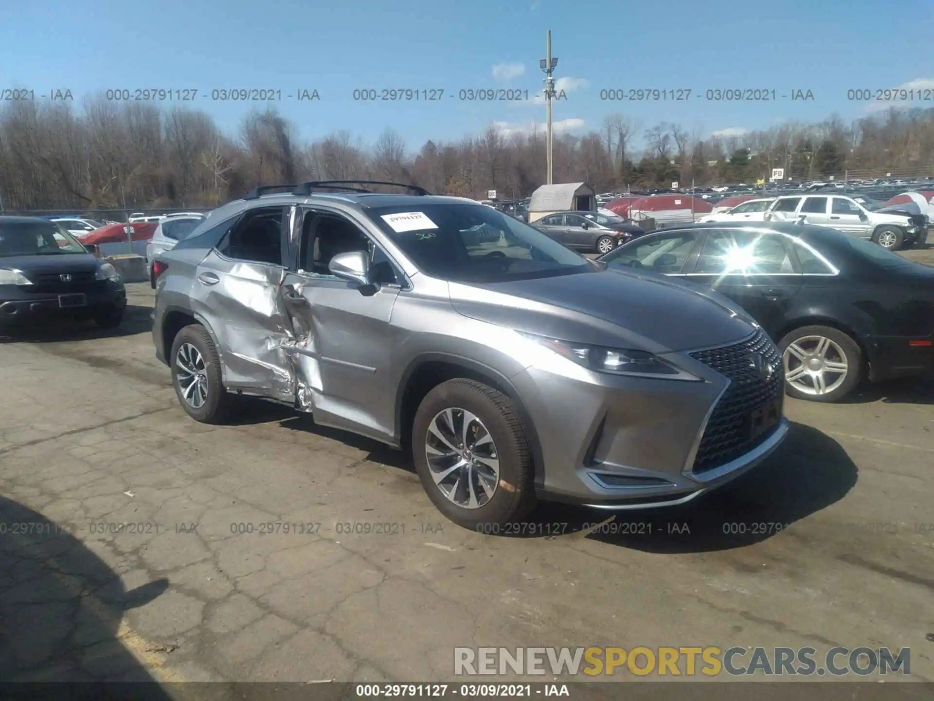 1 Photograph of a damaged car 2T2HZMDA5LC226205 LEXUS RX 2020