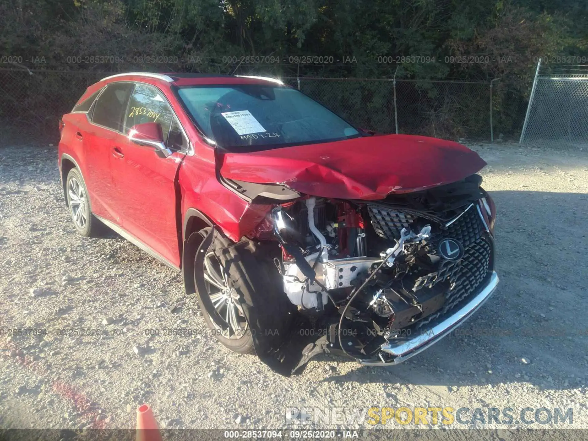 6 Photograph of a damaged car 2T2HZMDA6LC212636 LEXUS RX 2020