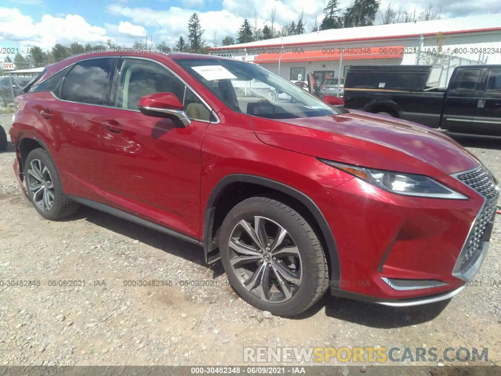 1 Photograph of a damaged car 2T2HZMDA6LC213365 LEXUS RX 2020