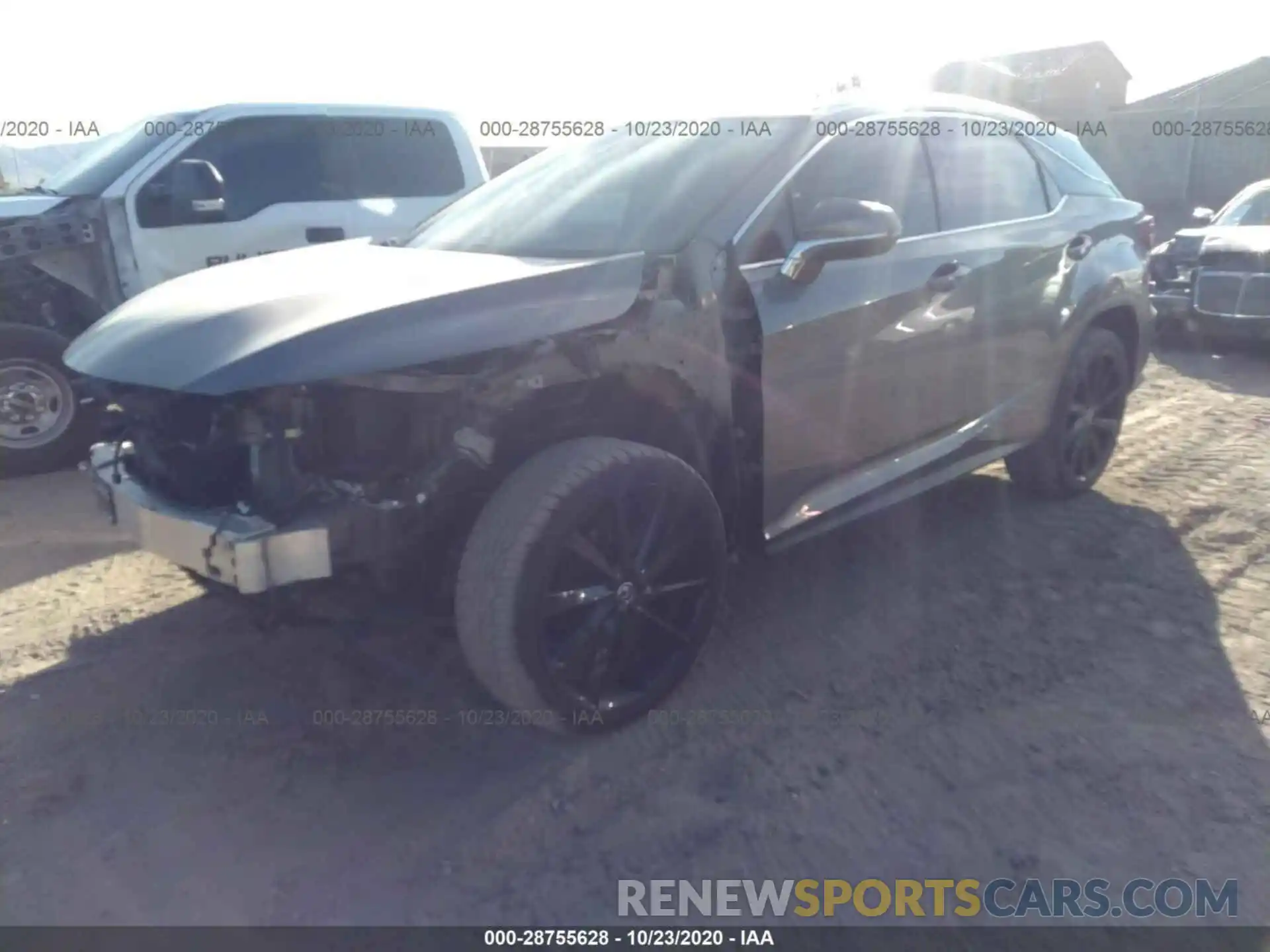 2 Photograph of a damaged car 2T2HZMDA6LC217495 LEXUS RX 2020