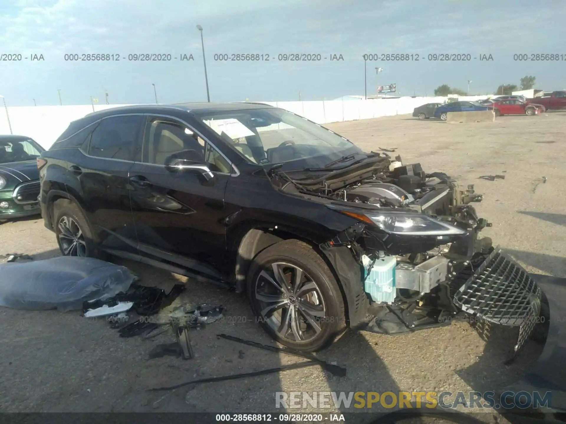 1 Photograph of a damaged car 2T2HZMDA7LC228893 LEXUS RX 2020