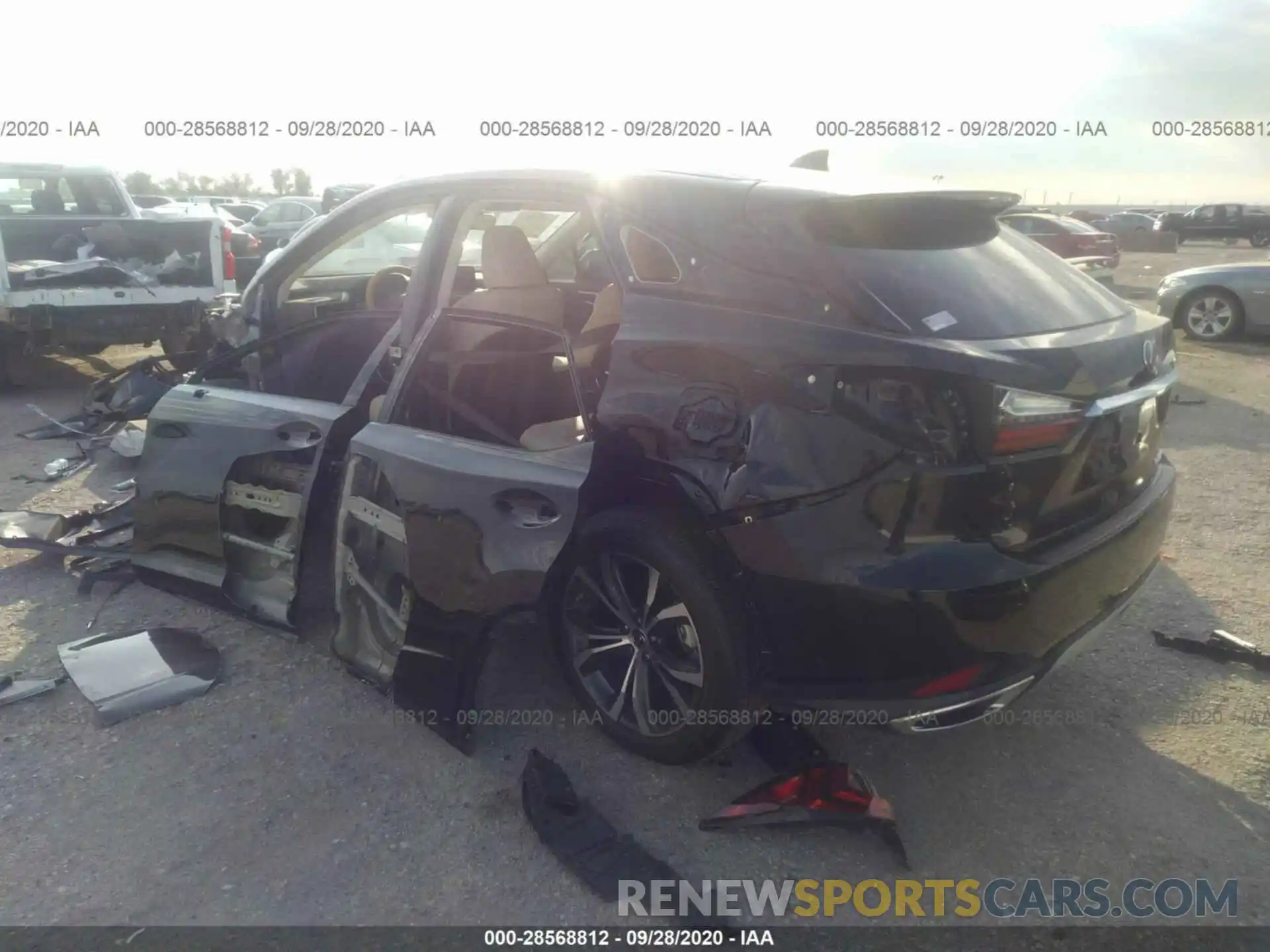 3 Photograph of a damaged car 2T2HZMDA7LC228893 LEXUS RX 2020