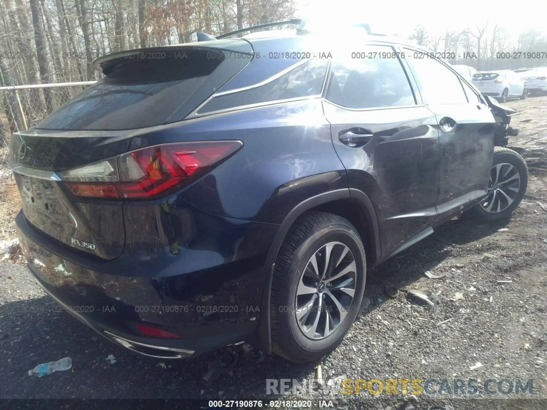 4 Photograph of a damaged car 2T2HZMDA9LC225963 LEXUS RX 2020