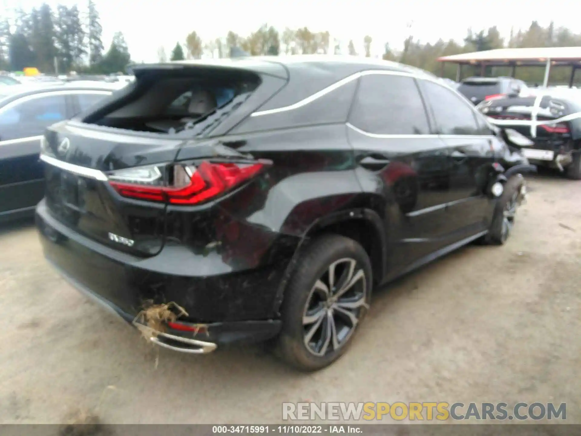 4 Photograph of a damaged car 2T2HZMDA9LC245887 LEXUS RX 2020