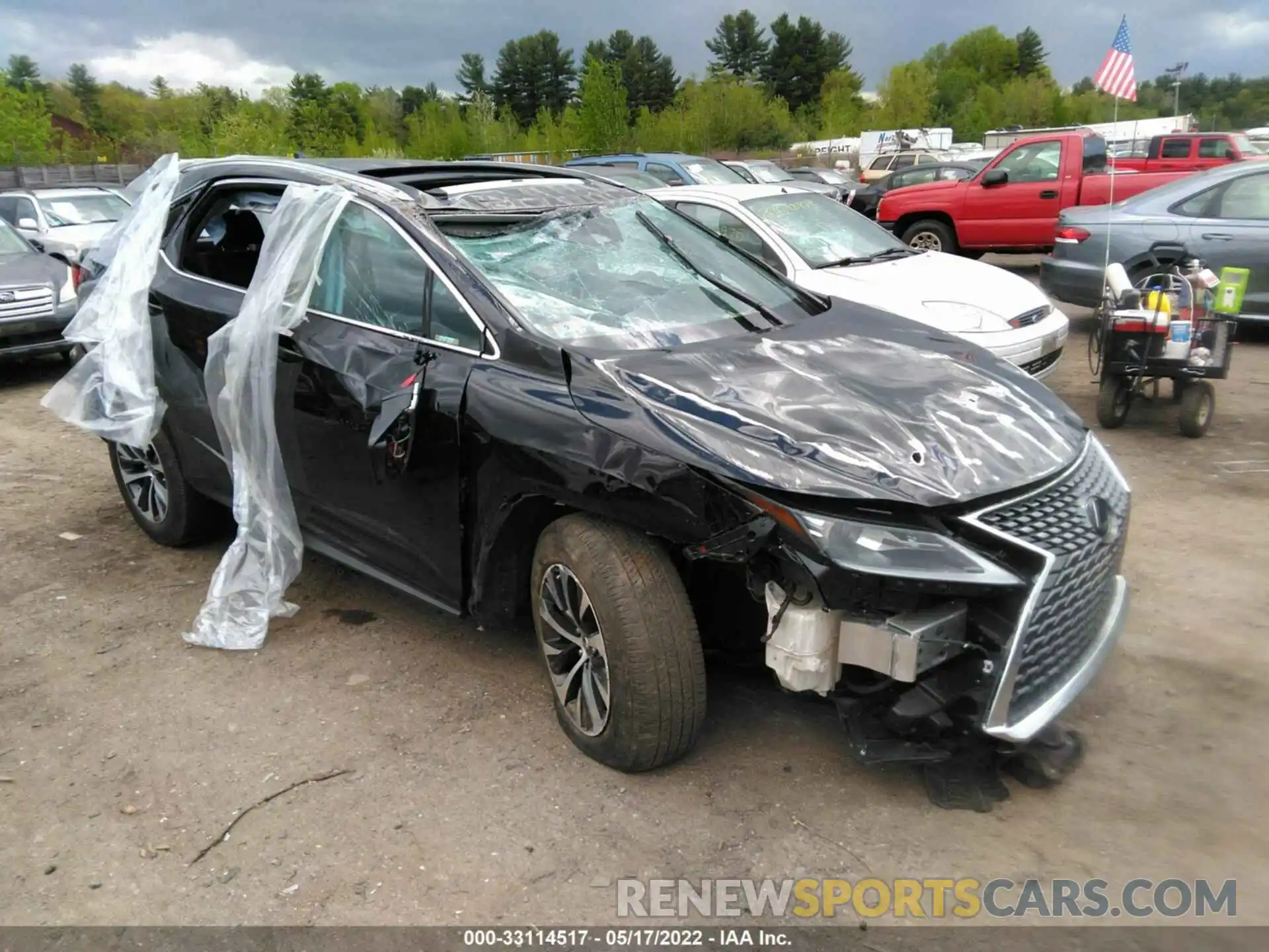 1 Photograph of a damaged car 2T2HZMDA9LC250281 LEXUS RX 2020