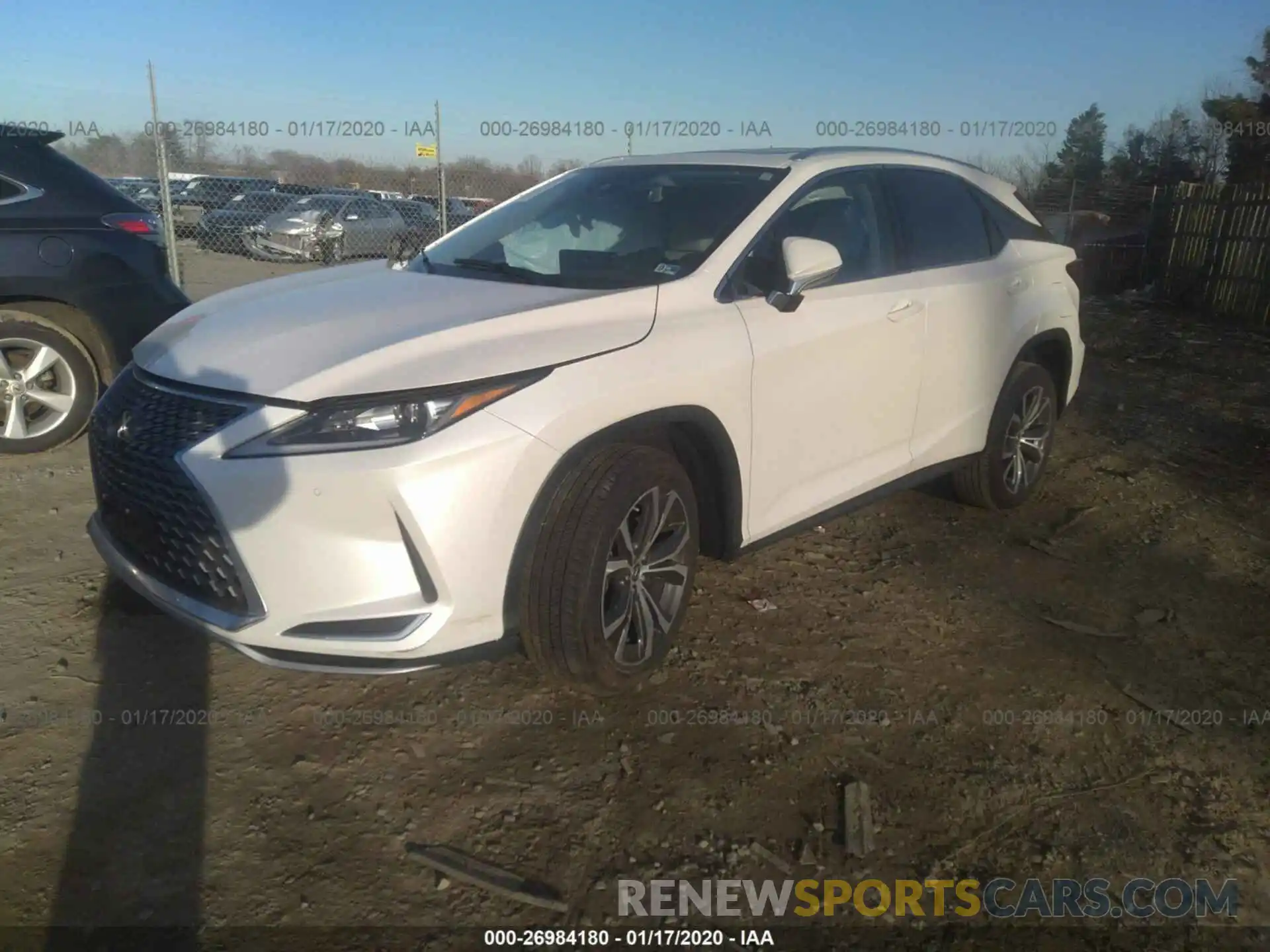 2 Photograph of a damaged car 2T2HZMDAXLC214387 LEXUS RX 2020