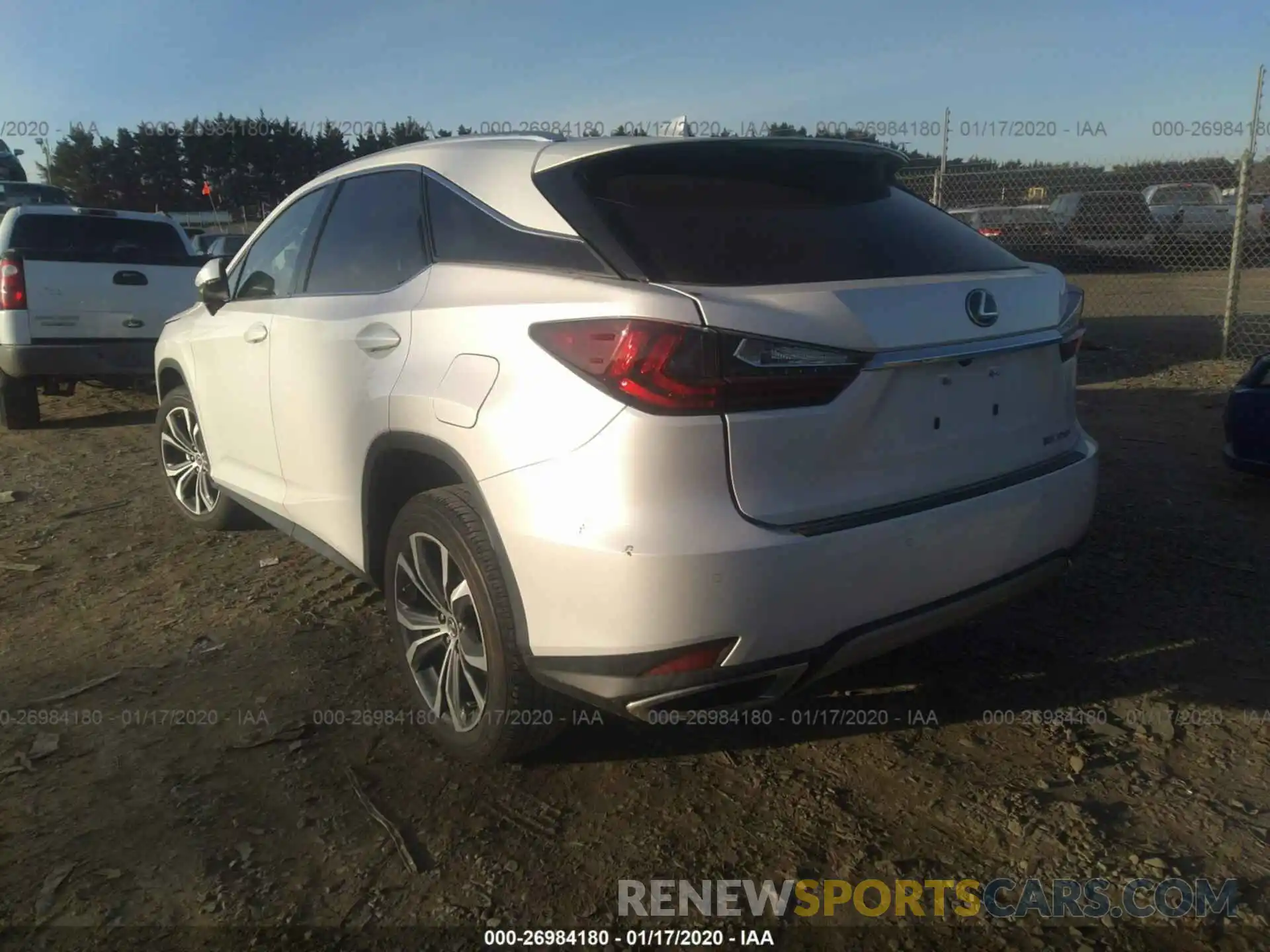 3 Photograph of a damaged car 2T2HZMDAXLC214387 LEXUS RX 2020